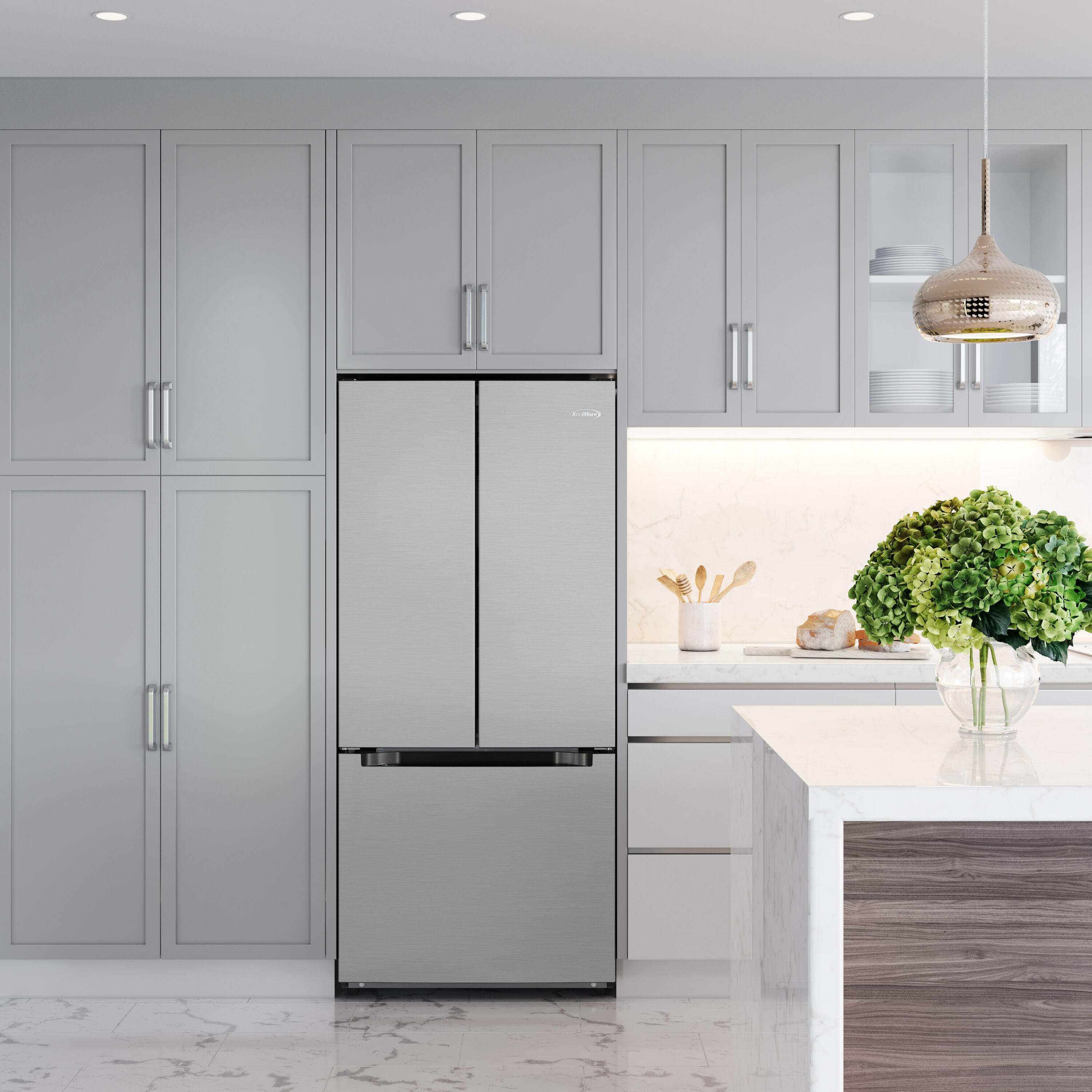 KoolMore LOW-KM-RERFDSS-18C French-Door-Refrigerators - View #6