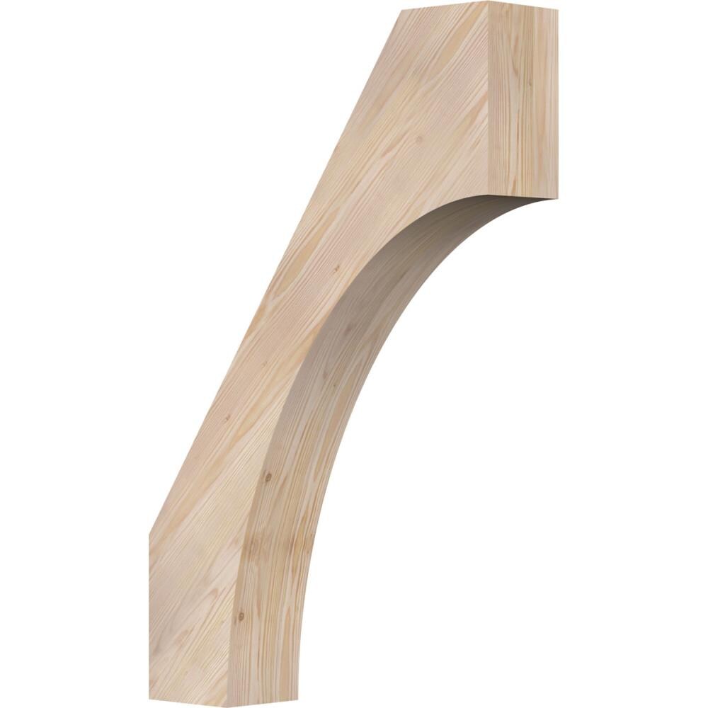 Ekena Millwork BRC06X24X36WTL00SDF 5-1/2-in x 24-in x 36-in Douglas Fir Unfinished Wood Westlake Smooth Knee Brace