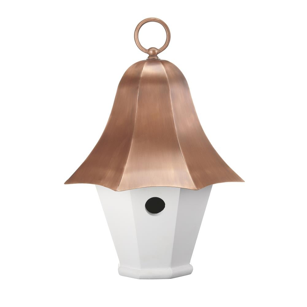 Good Directions BH207WWHT 16-in H White Wood Variety Nesting box Bird House