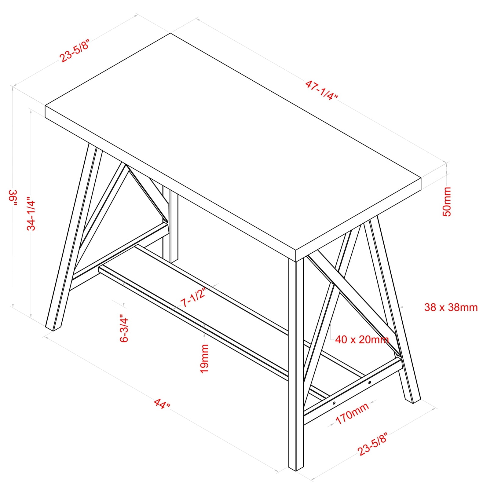 Furniture of America IDF-3415PT Dining-Tables - View #11