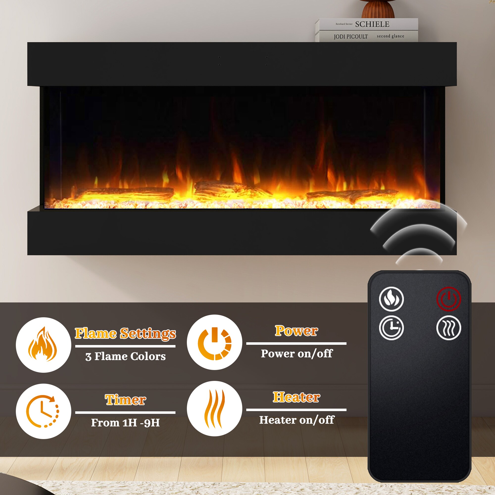 Clihome CL-0433STS50 Electric-Fireplaces - View #14