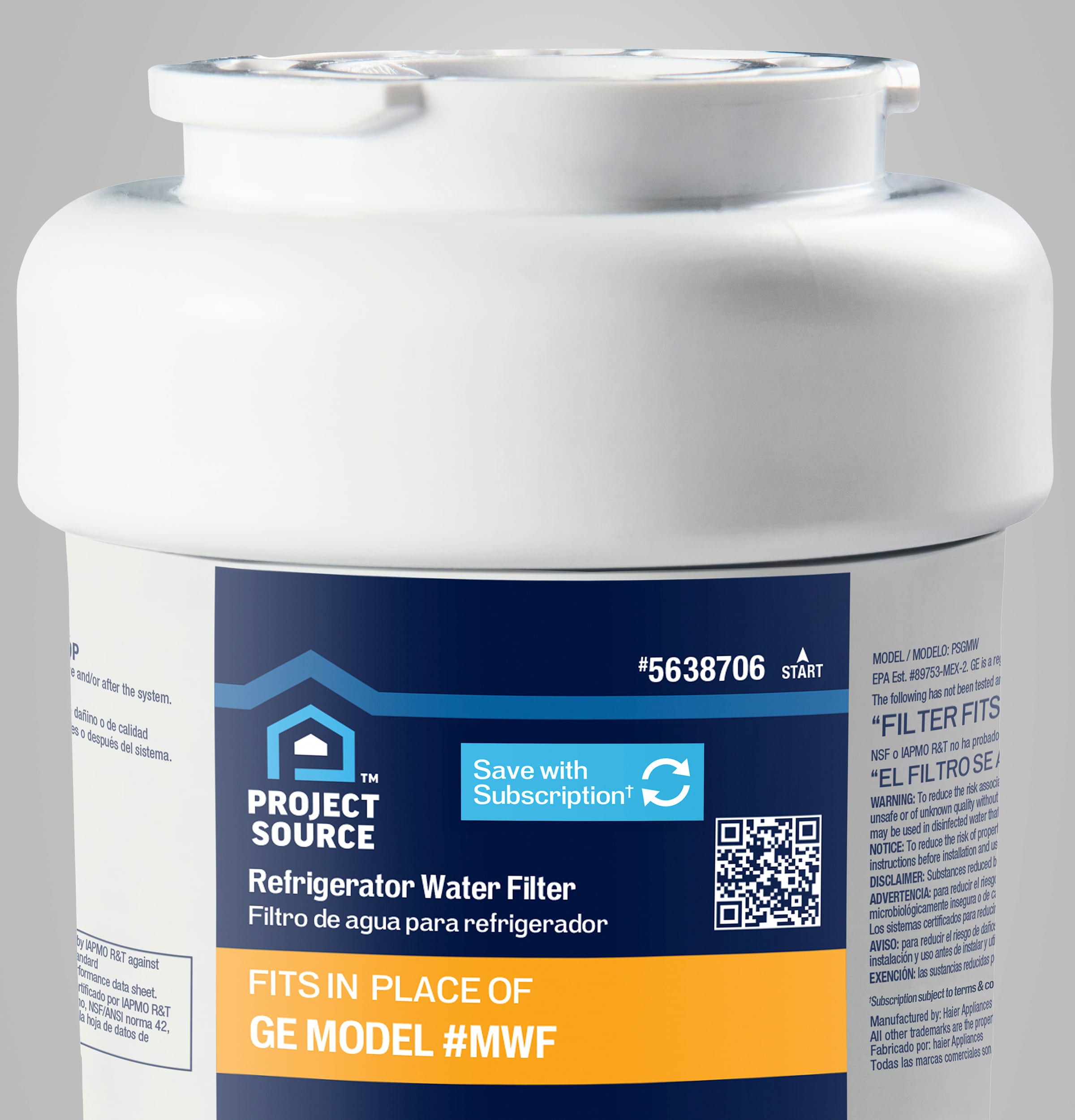 Project Source PSGMW Refrigerator-Water-Filters - View #2