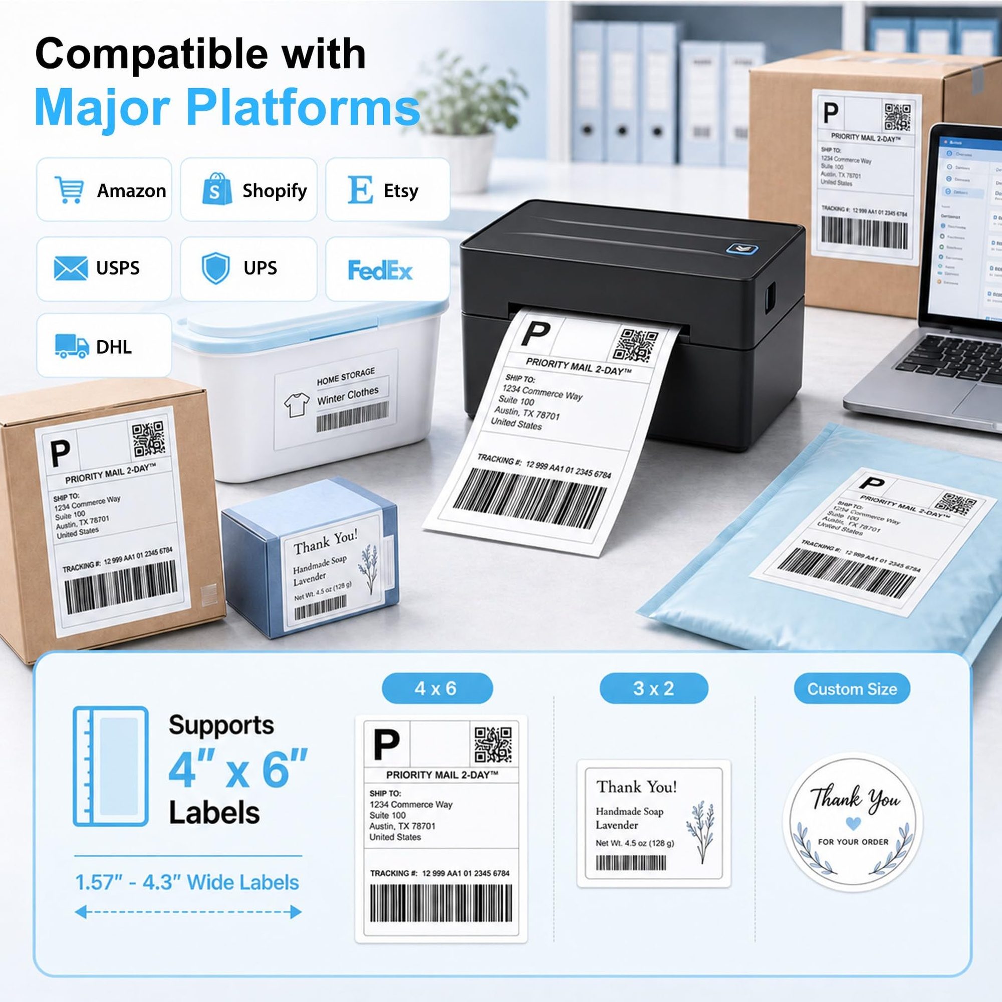 Wudkey ZXR2052 Label-Makers - View #3