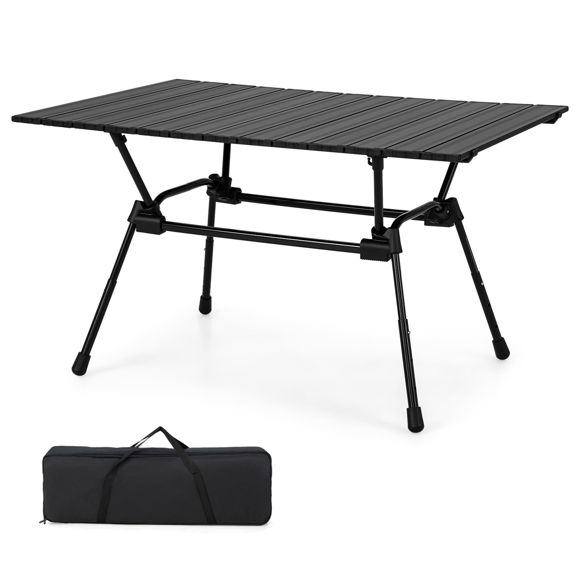 Costway NP11146DK Rectangle Outdoor Balcony Table 24-in W x 35.5-in L
