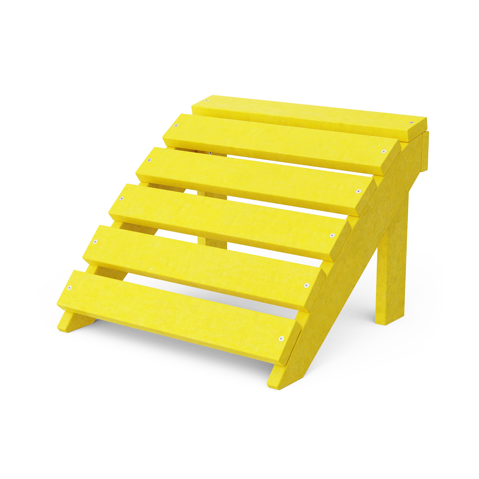 Wildridge LCC-216-LY Classic Lemon Yellow HDPE Foot stool