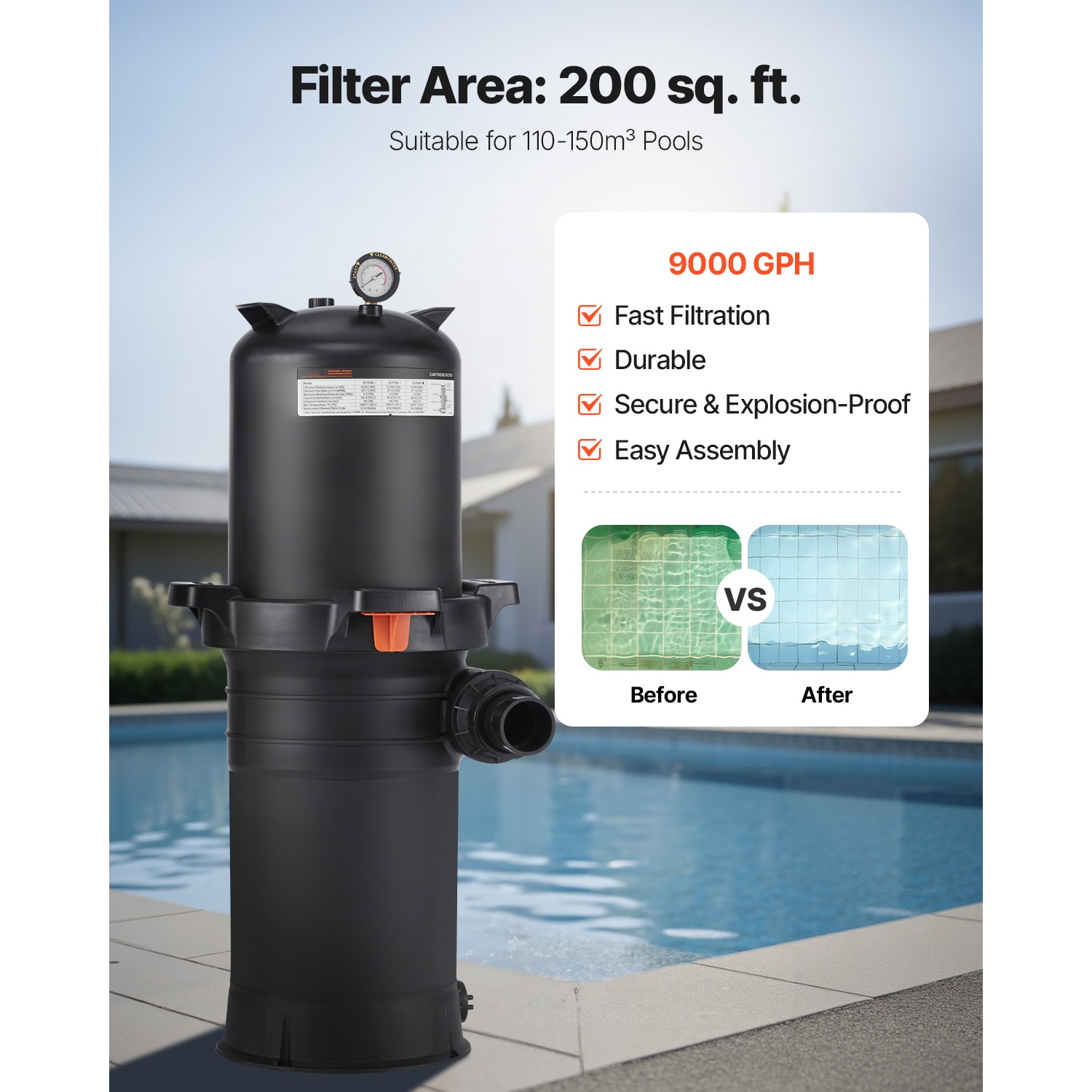 VEVOR SCYCTSGLQDXY11932V0 Pool-Filter-Systems - Thumbnail View #2
