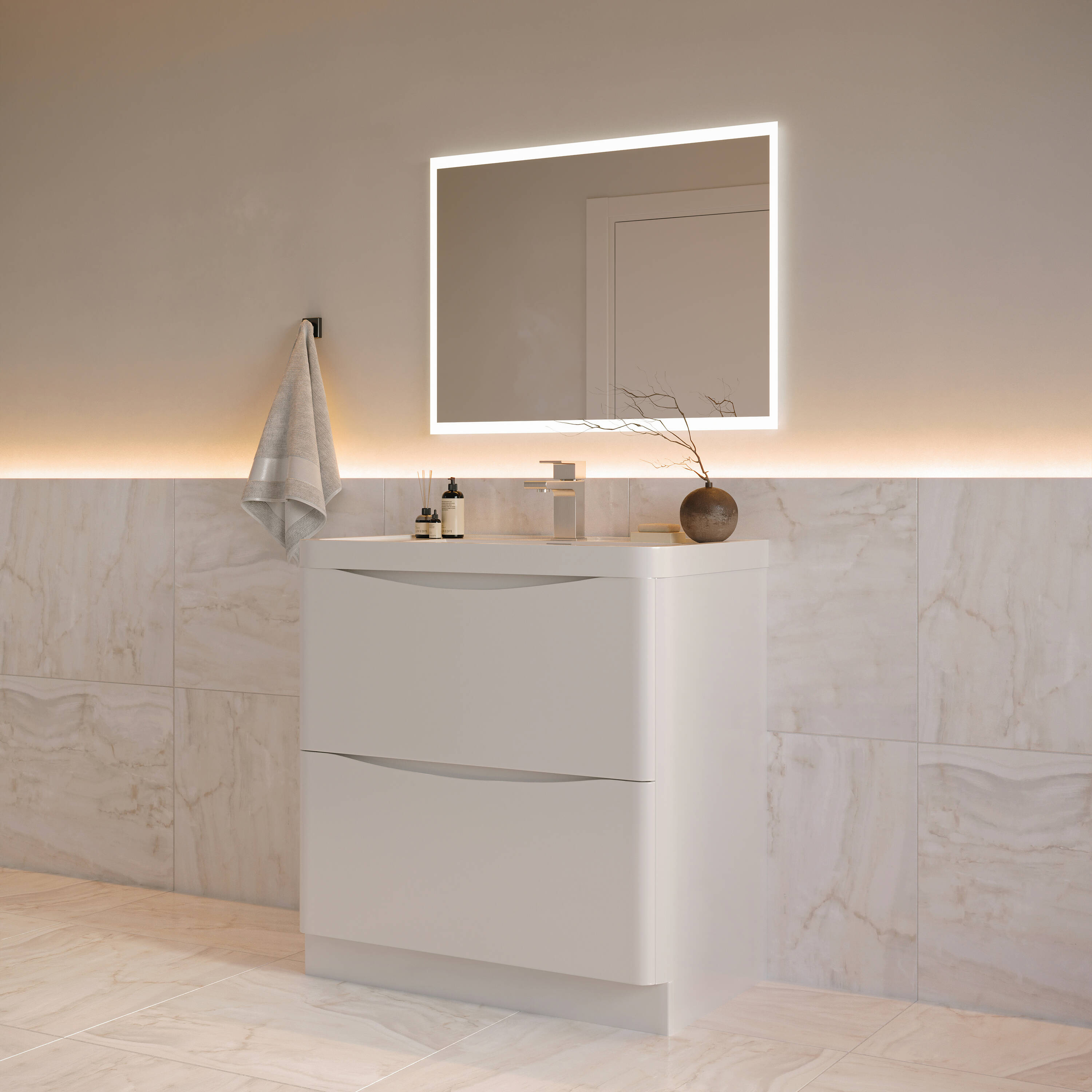 Fresca FCB9132WH-I Bath-Vanity-Combo - View #4