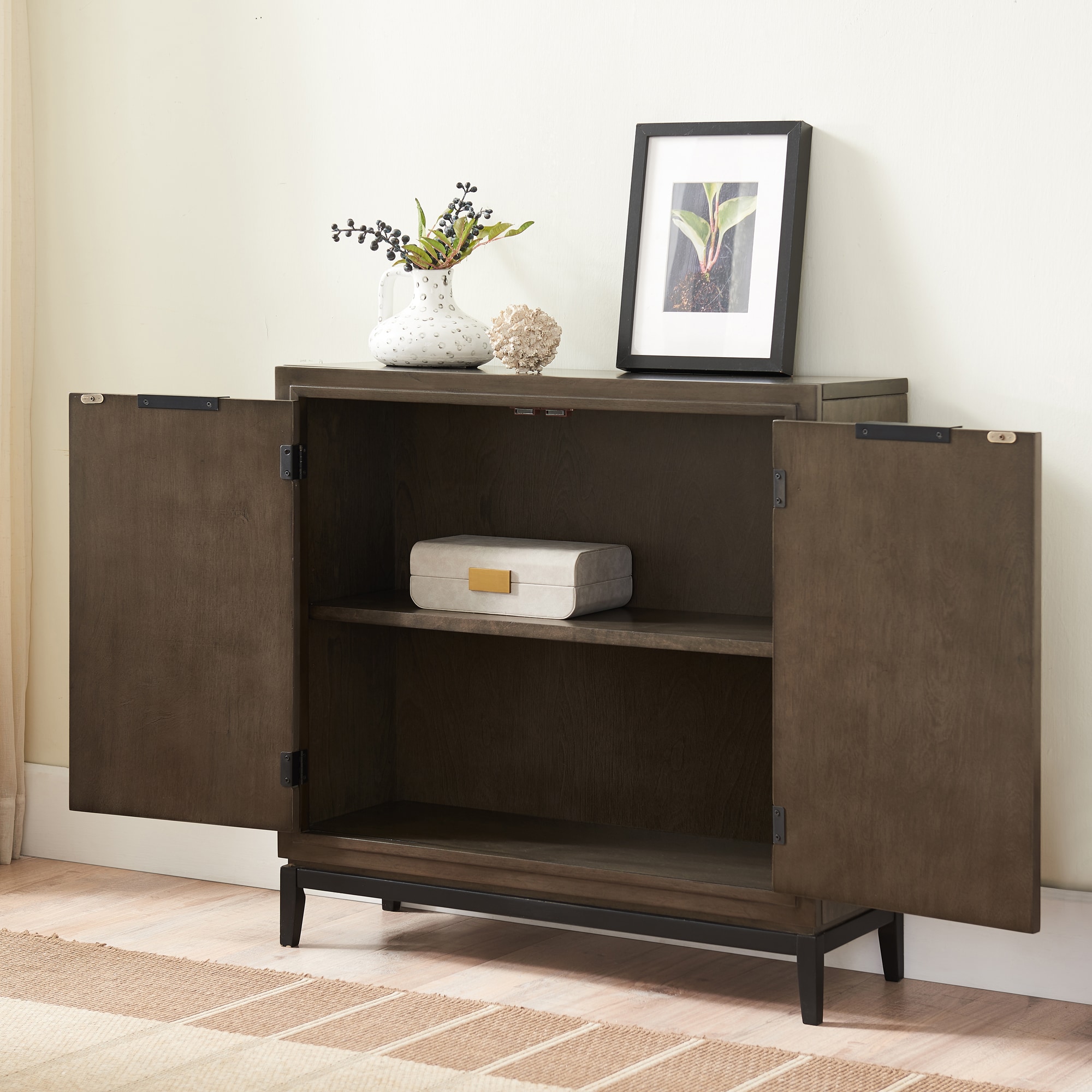 Leick Home 10143-GRBLK Console-Sofa-Tables - View #4