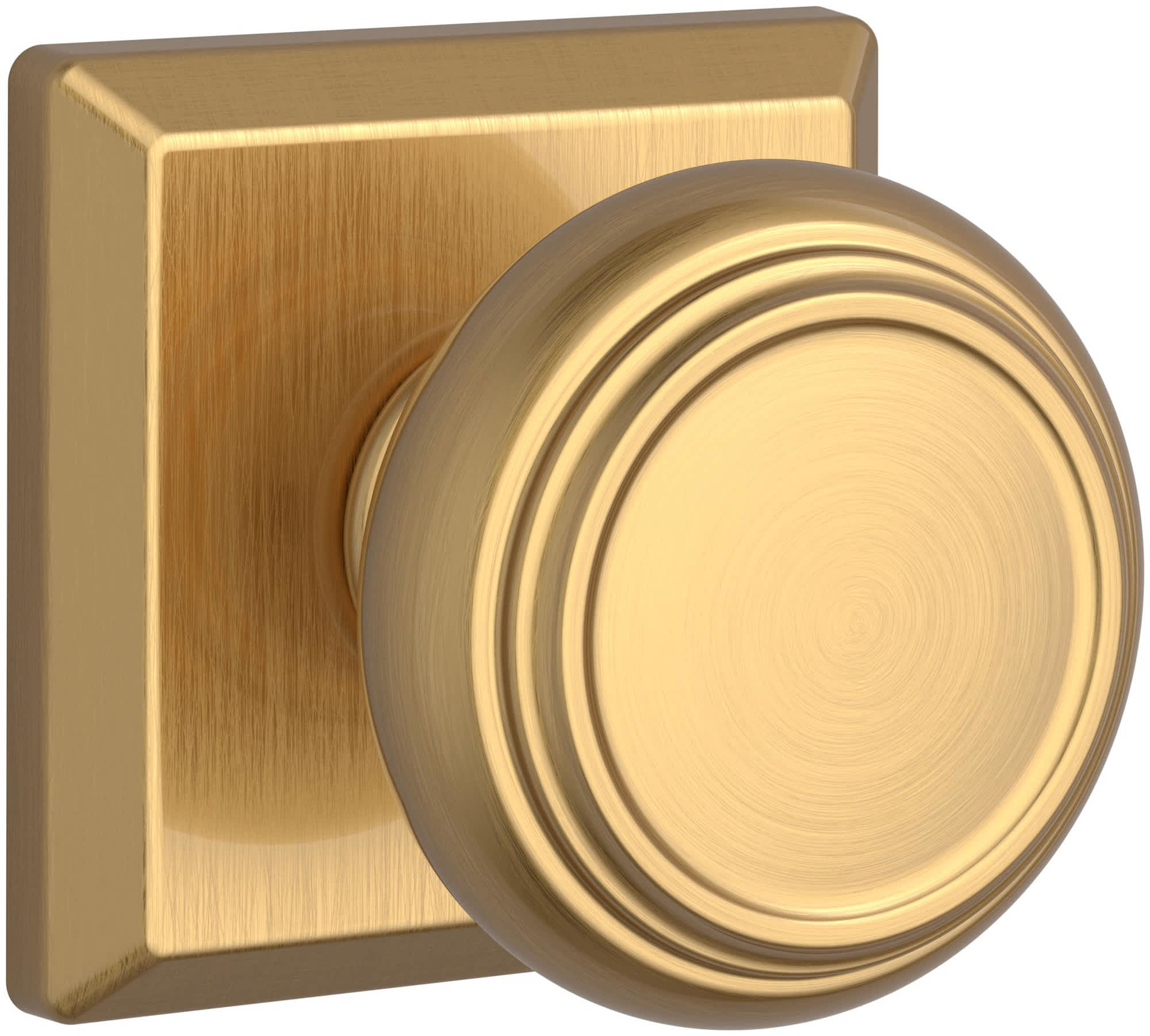 Baldwin  PV.TRA.TSR Traditional Privacy Door Knob with Square Rose