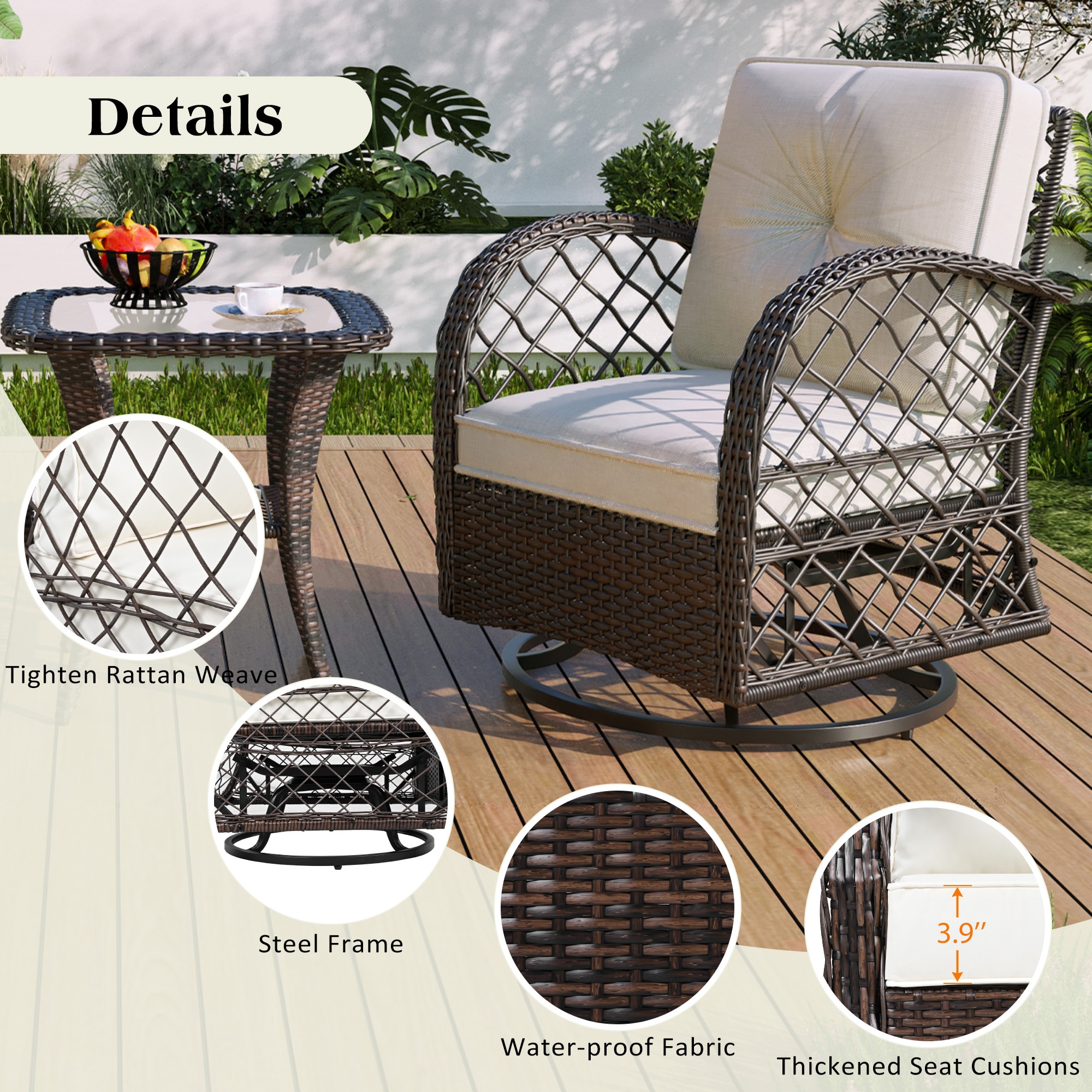 ModernLuxe L-N719P234190D Patio-Conversation-Sets - View #5