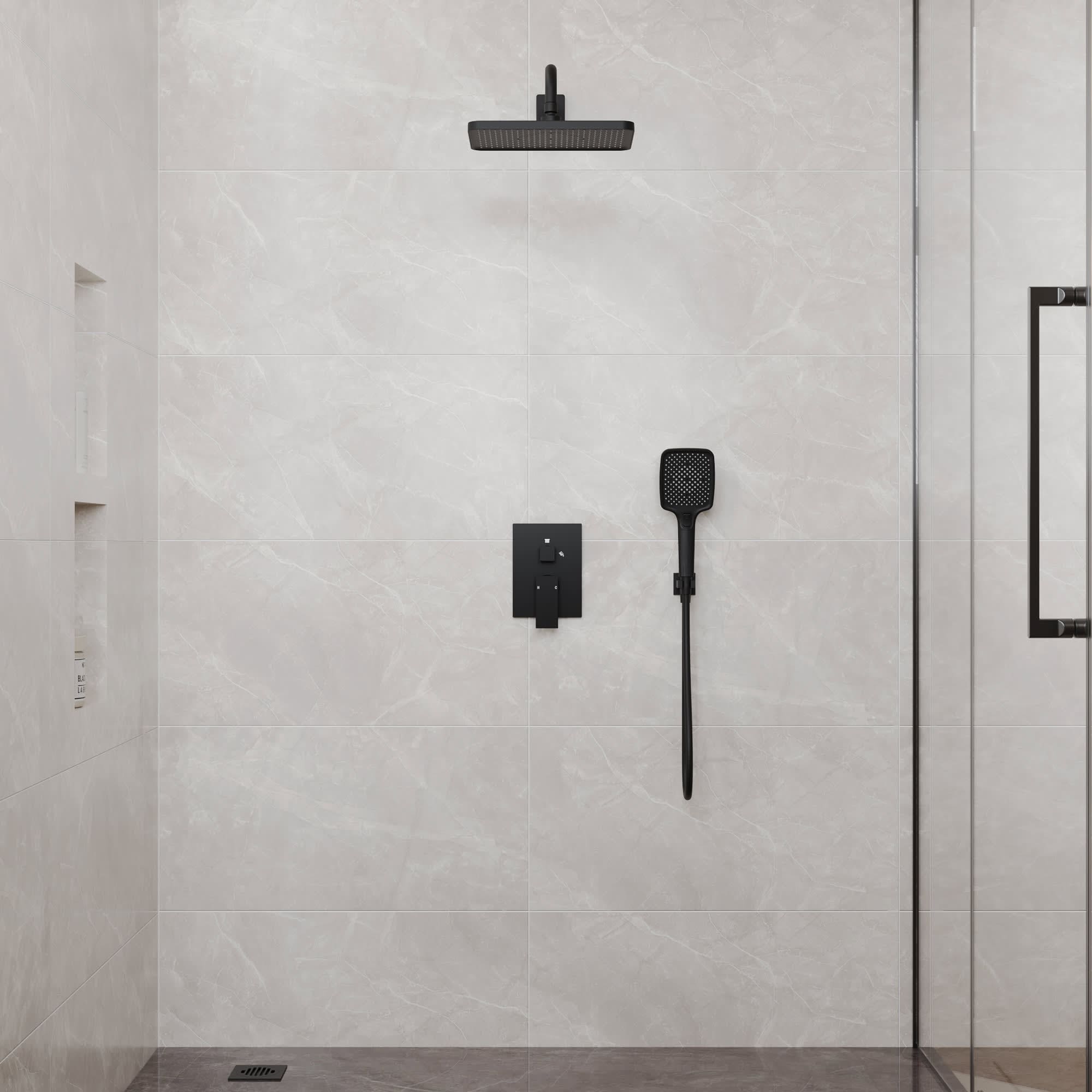 EVERSTEIN SFS-1075-BK Showerhead-Bar-Panels - View #14