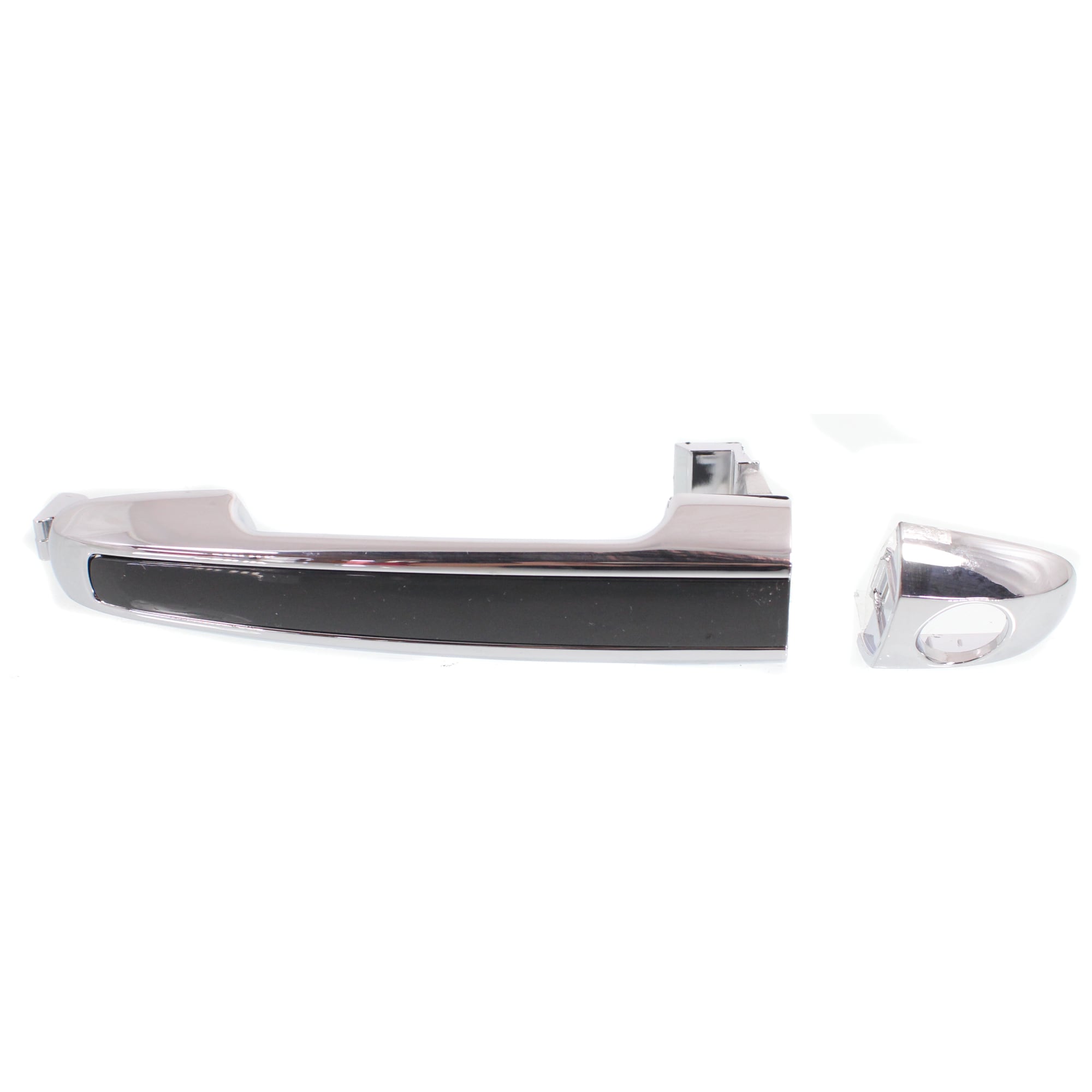 Garage-Pro JCWREPHY462114CGP Exterior Front Door Handle Compatible with HYUNDAI SONATA 2006-2010 LH Chrome with Black Insert with Keyhole