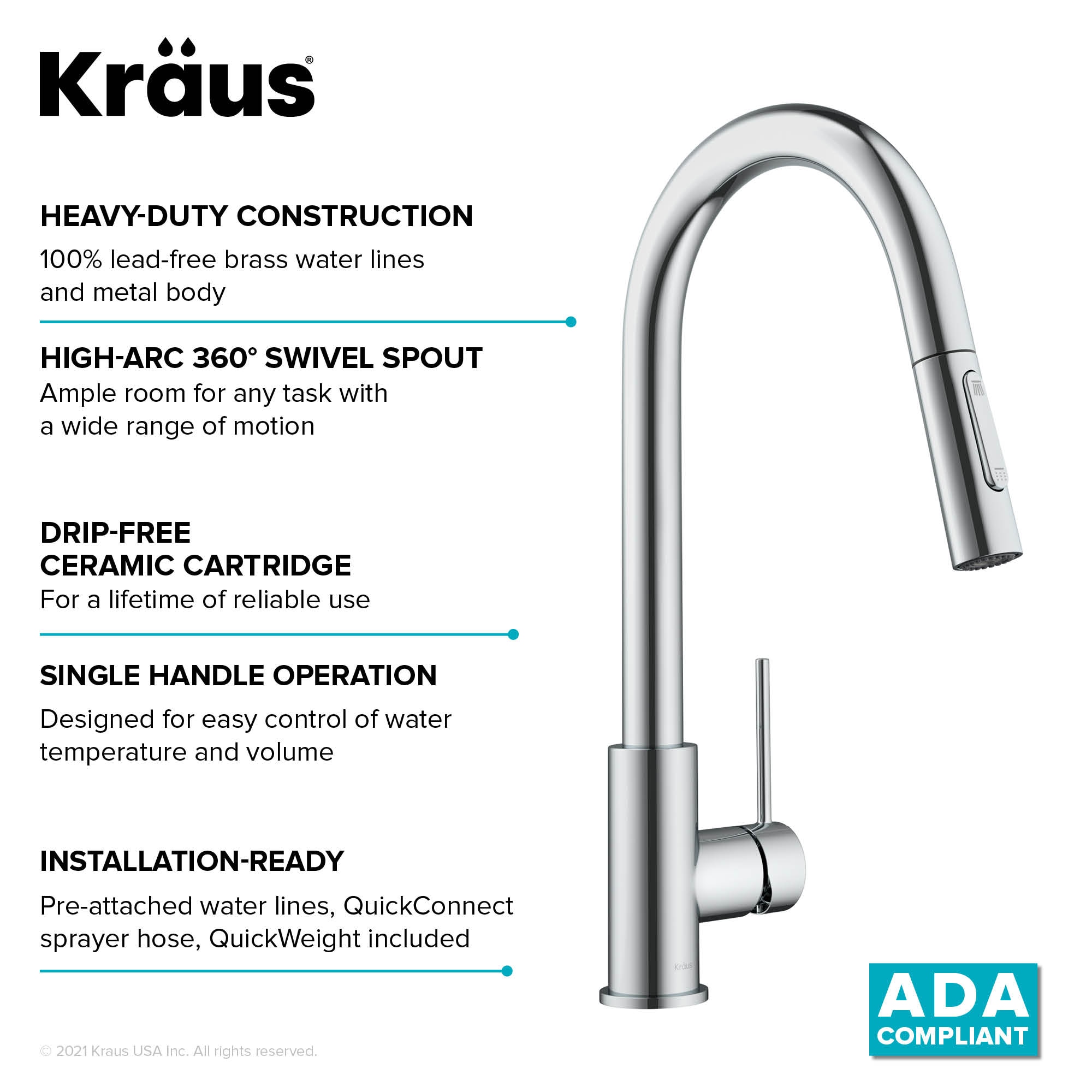 Kraus KPF-3104CH Kitchen-Faucets - View #10