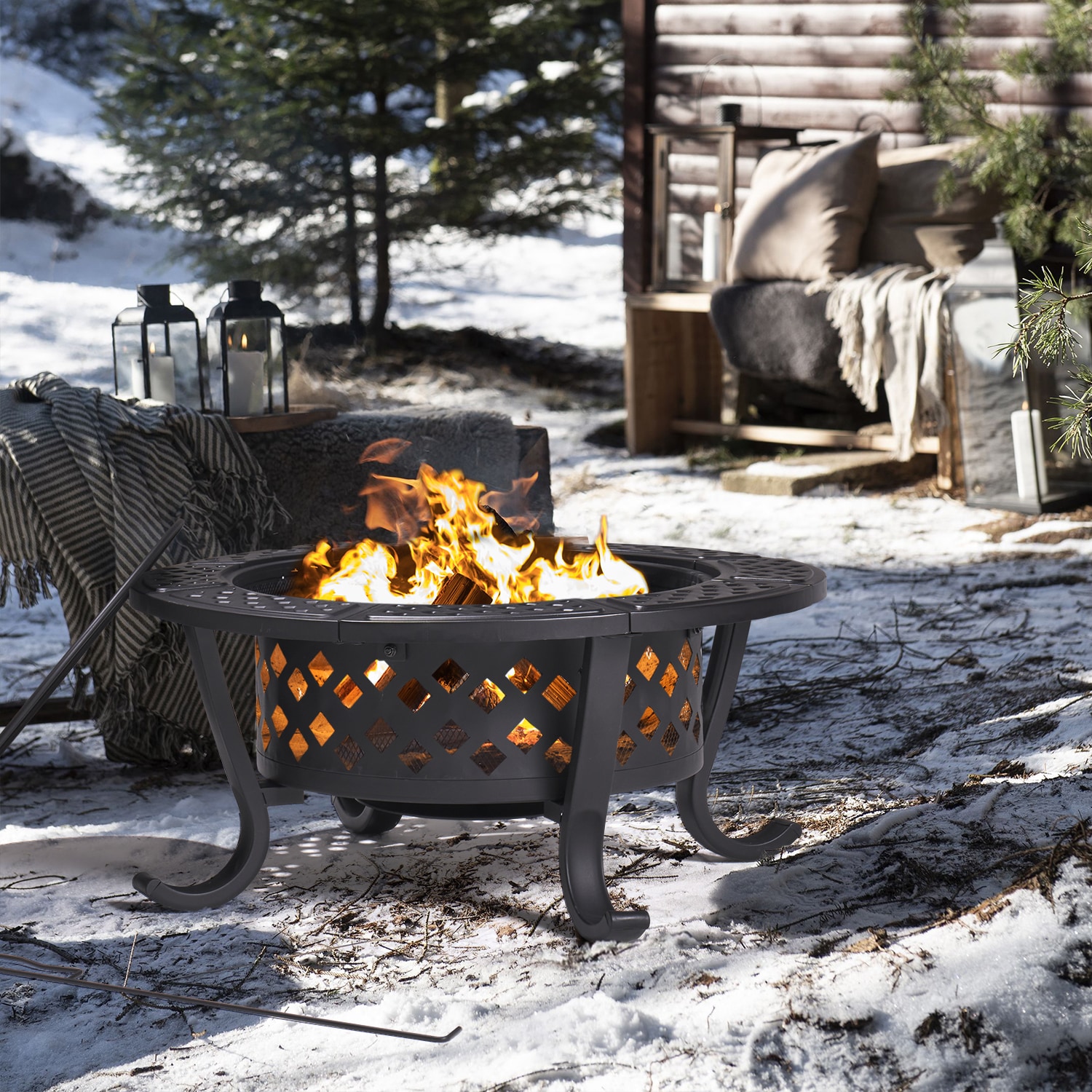 AOXUN G31011 Outdoor-Woodburning-Firepits - View #6