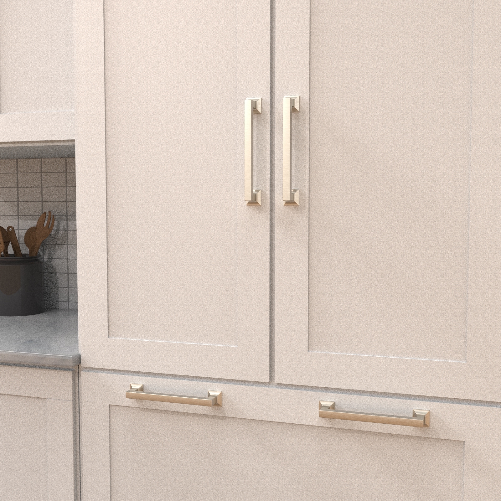 Hickory Hardware P3017-SN-5B Cabinet-Pulls - View #3