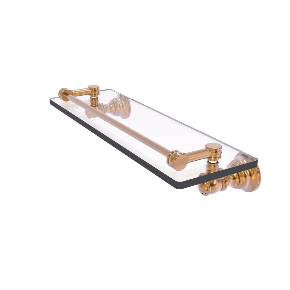 Allied Brass CL-1-16-GAL-BBR Carolina Brushed Bronze Wall mount Bathroom Shelf ( 16-in x 3.3-in x 5-in )