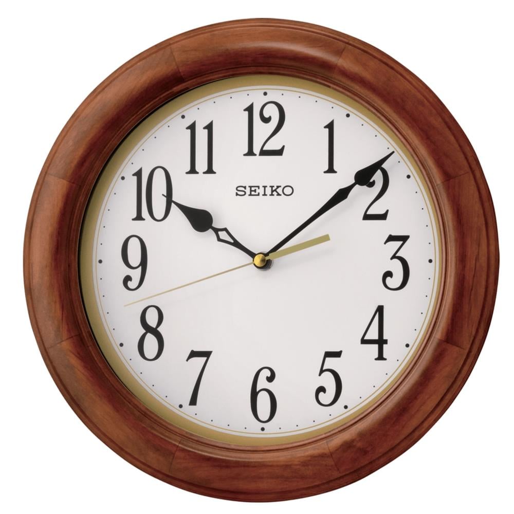 Seiko Analog Round Wall Clock in the Clocks department at Lowes.com
