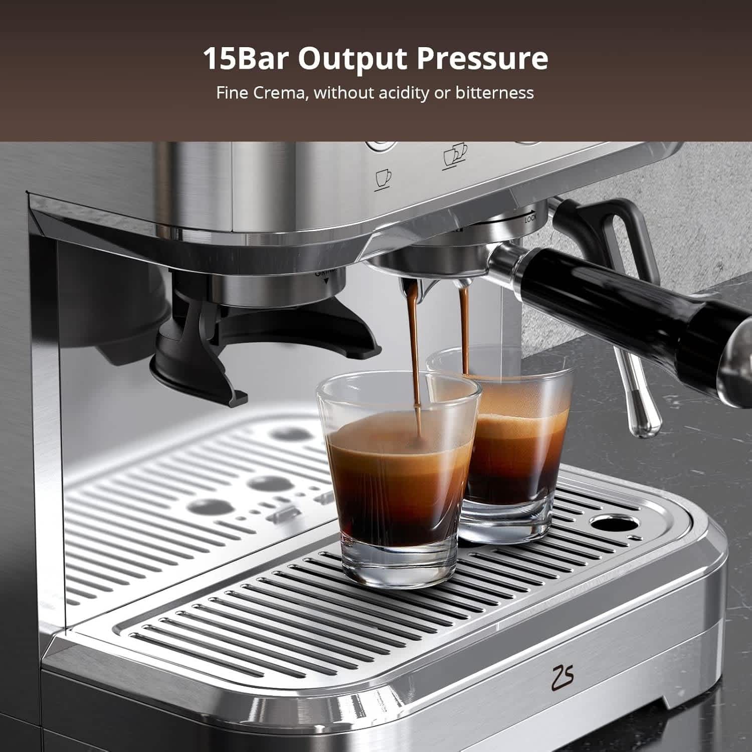 Qeetex LSHQQPST-02TZN2NU Espresso-Machines - View #3