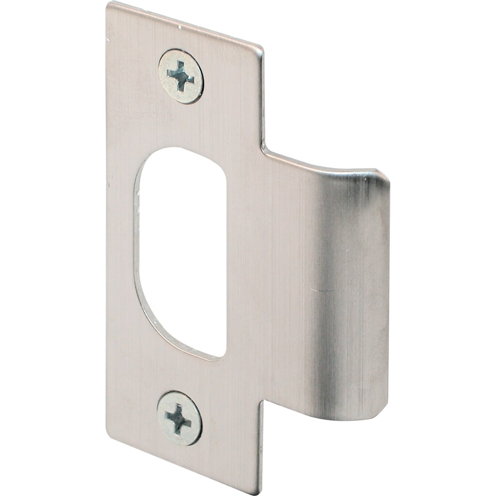Glass Door Strike Plate w/ Adhesive Foam Pad (Chrome) - 4-6mm, FT5002000101  (US Futaba)