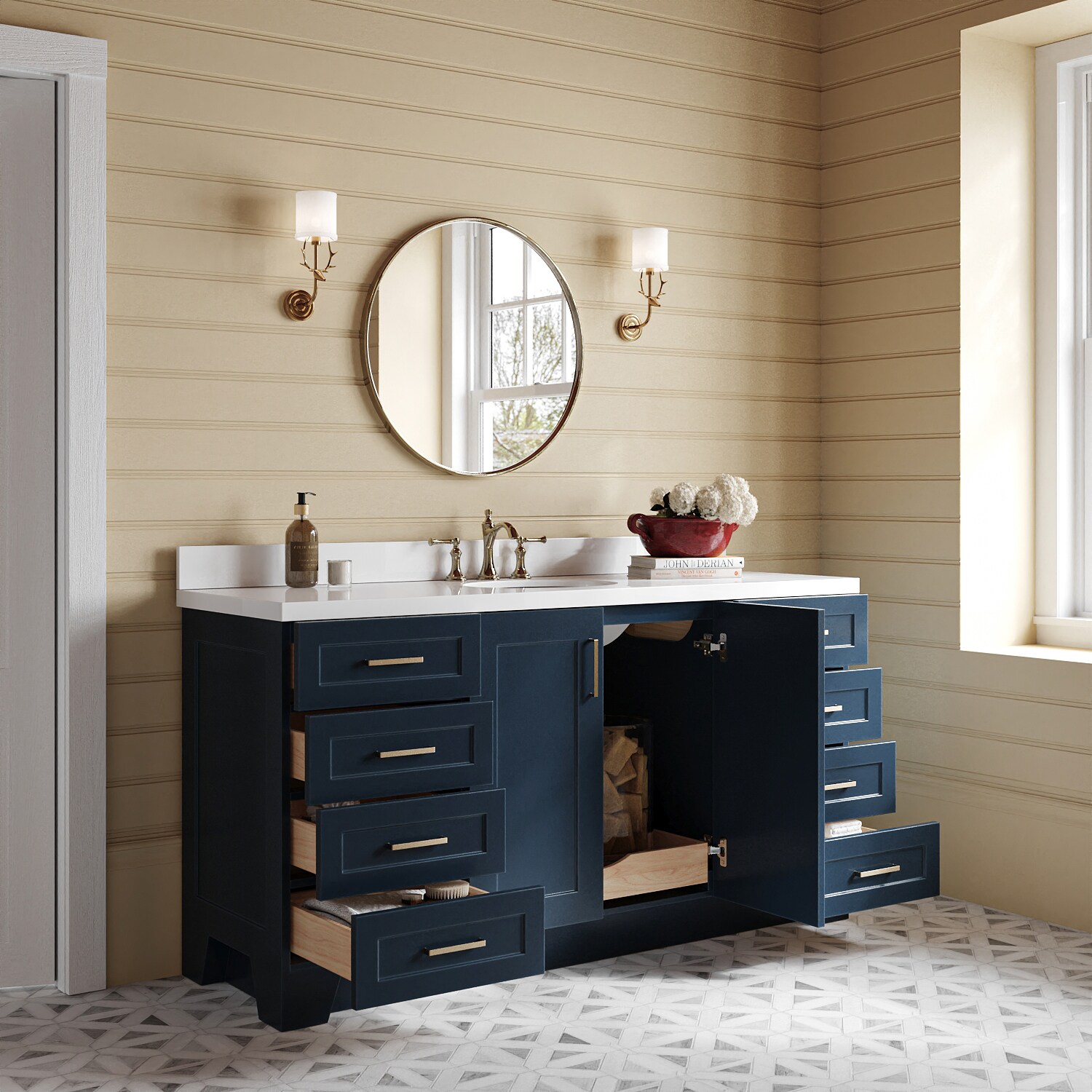 ARIEL Q067SWQOVOMNB Bath-Vanity-Combo - View #3