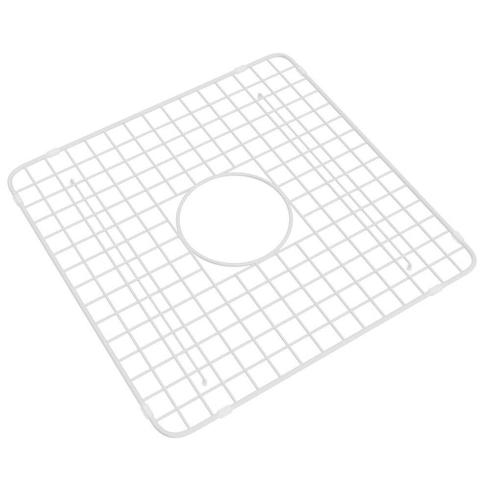 Rohl 15.13-in x 15.13-in Center Drain Stainless Steel Sink Grid at ...