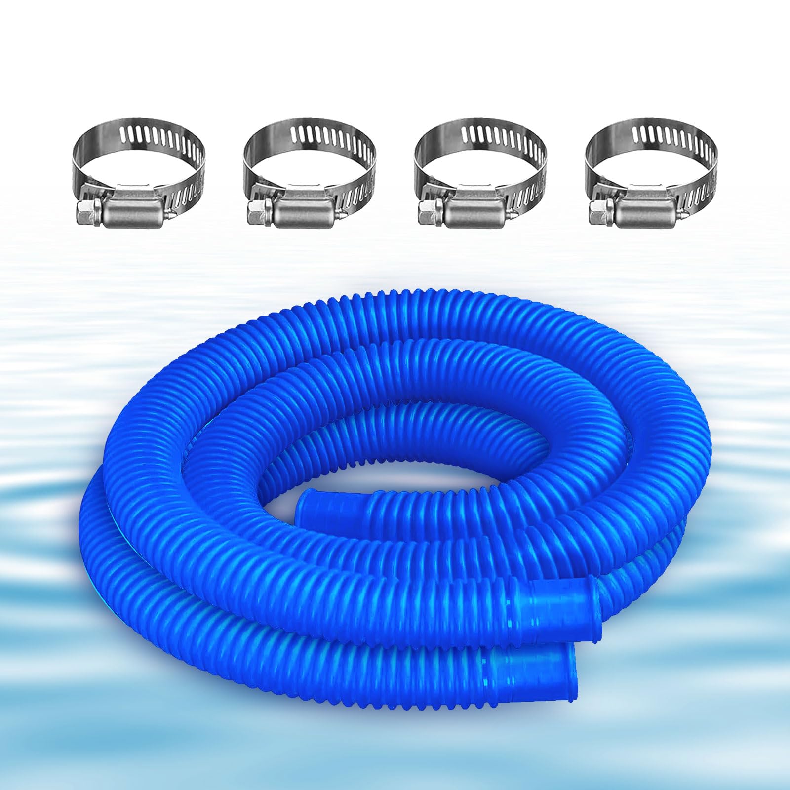 AKSCYZM  1 1/4 Inch Diameter Replacement Pool Hose Compatible with Intex Coleman Bestways Above Ground Pools Blue 2 Pack durable home and garden