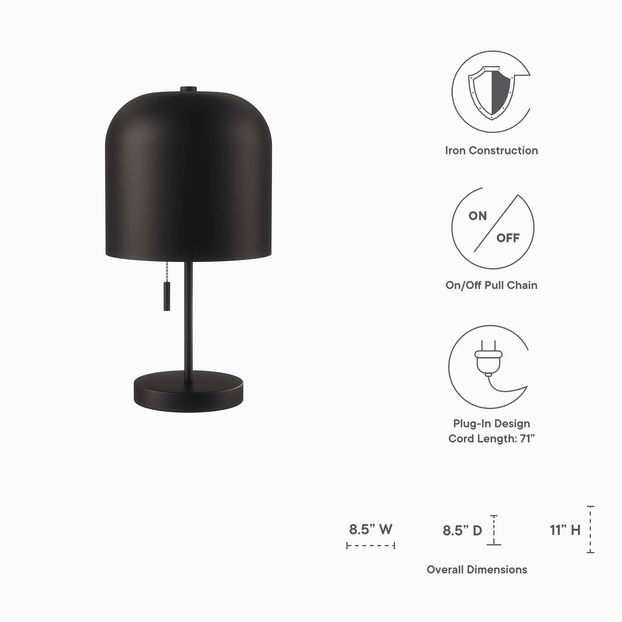 Modway EEI-5664-BLK Desk-Table-Lamps - View #2
