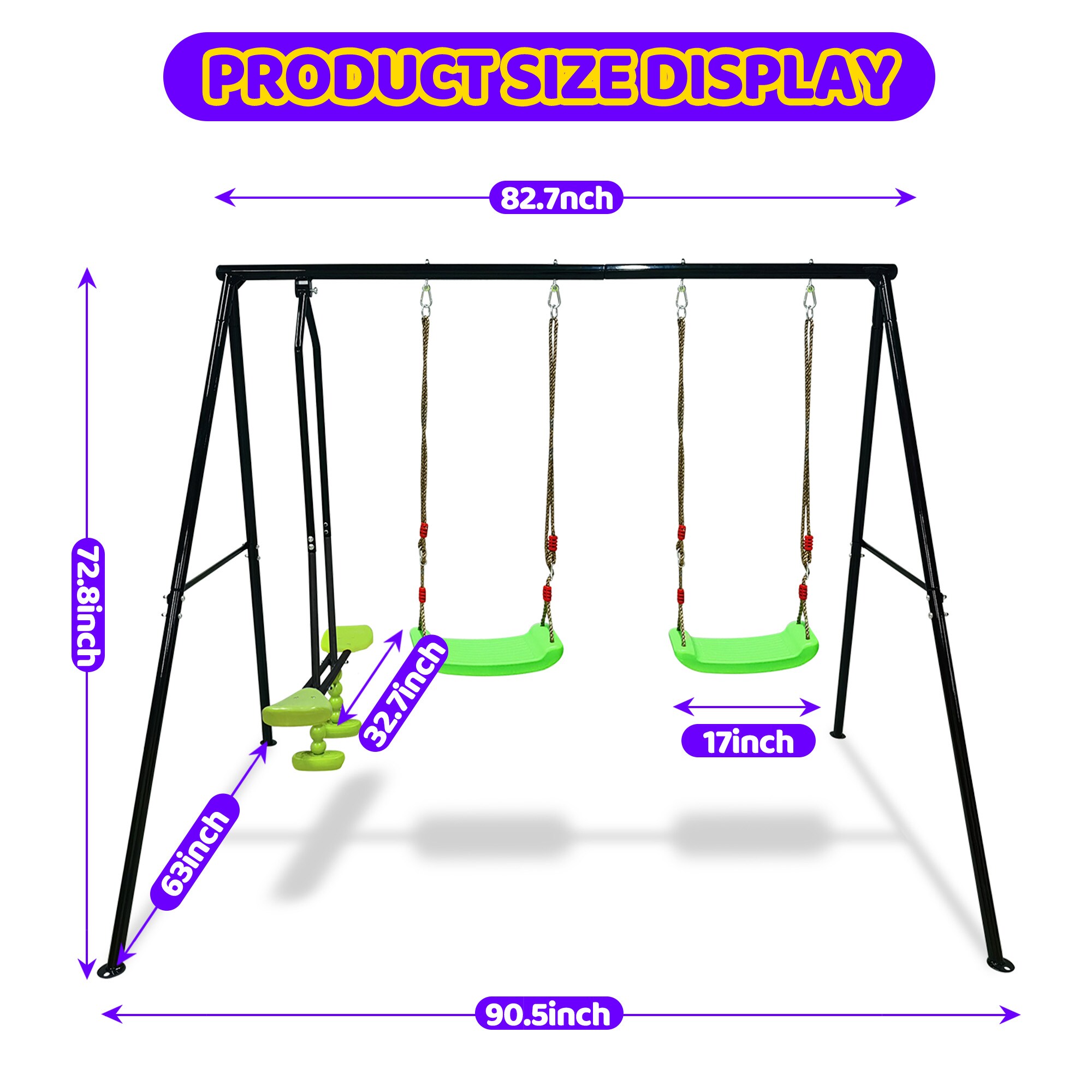 Runesay SS-4 Playset-Swings - View #4