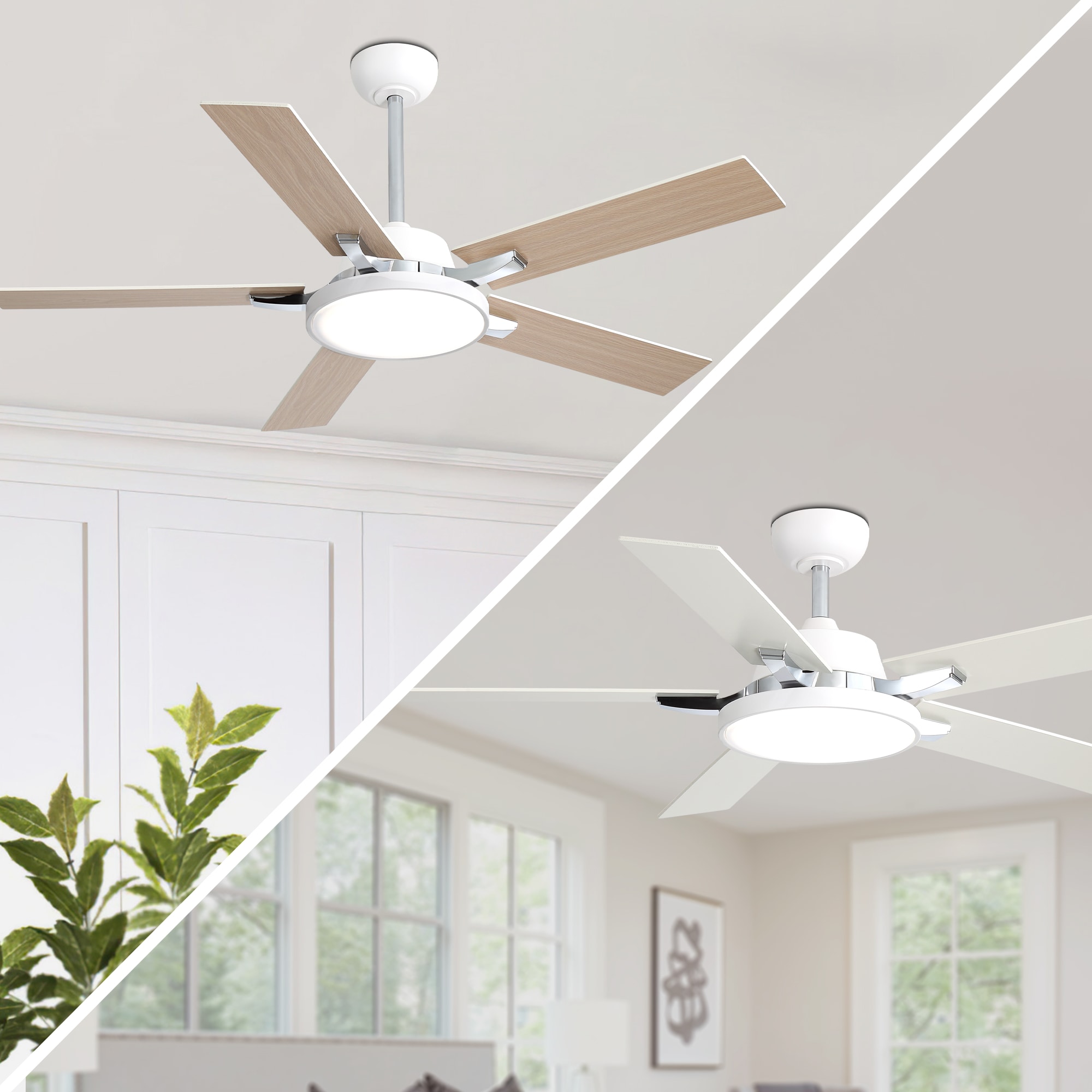 Oaks Decor BD5221HWJ Ceiling-Fans - View #4