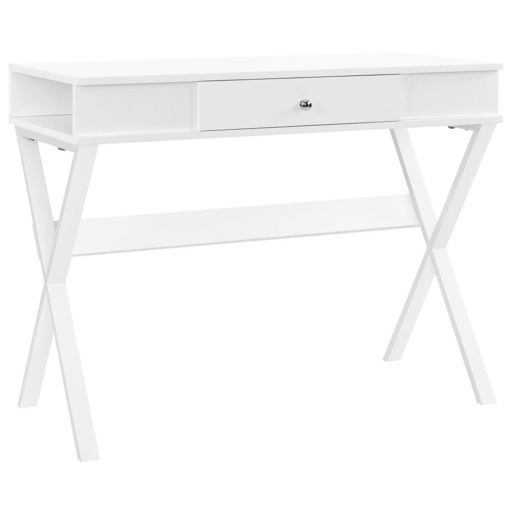 Teamson Home Creative 40-in White Modern/Contemporary Writing Desk in the  Desks department at