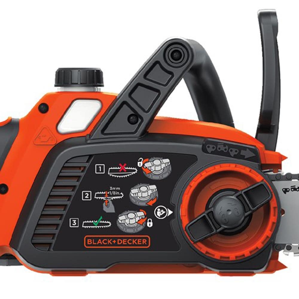 BLACK+DECKER 40-Volt Max 12-in Cordless Electric Chainsaw (Battery
