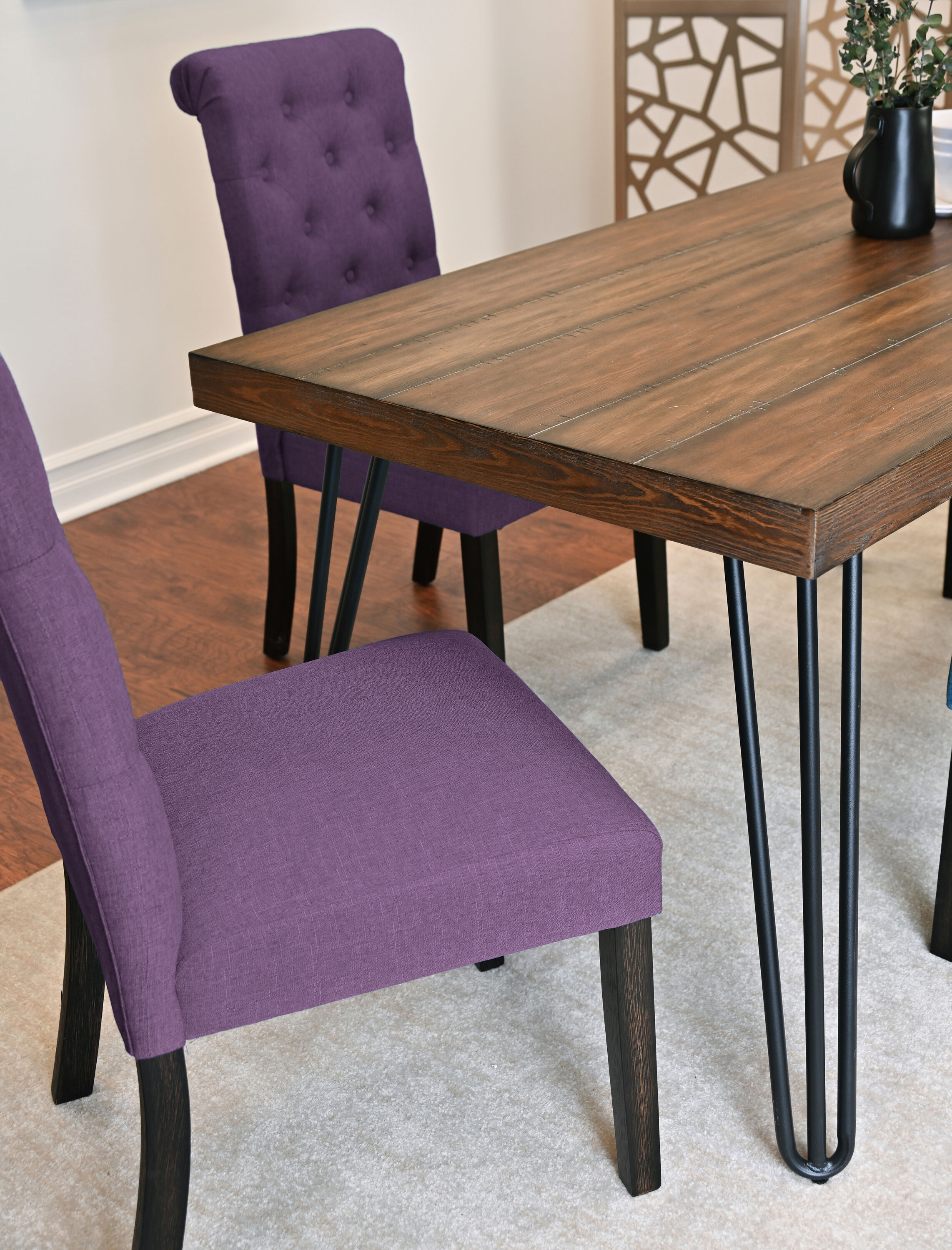Roundhill Furniture T8741-C361PLX2-CB874 Dining-Sets - View #5