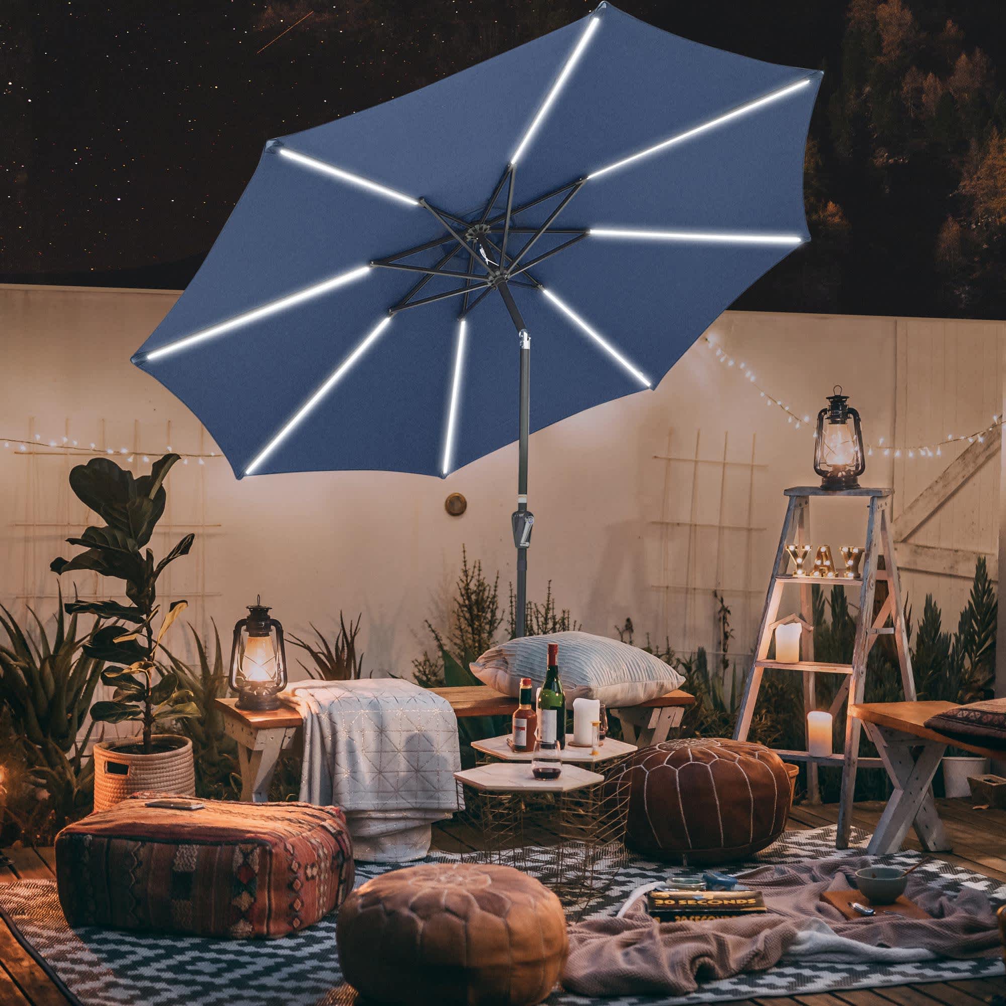 Yescom 07UMB030-10L-NAVY-LO Umbrellas-2 - View #9