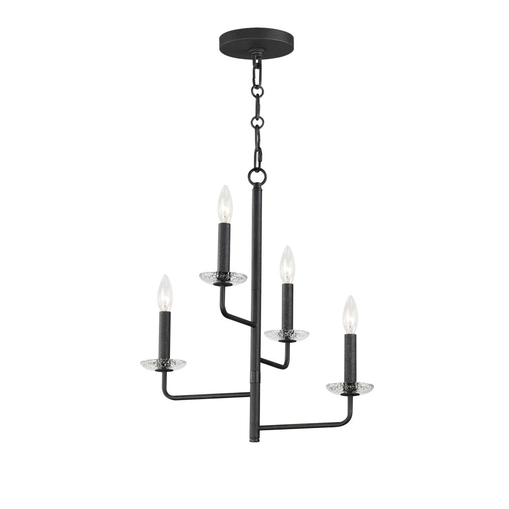 Maxim Lighting Madeira 4 Light Small Chandelier by Maxim - 12324TCAR