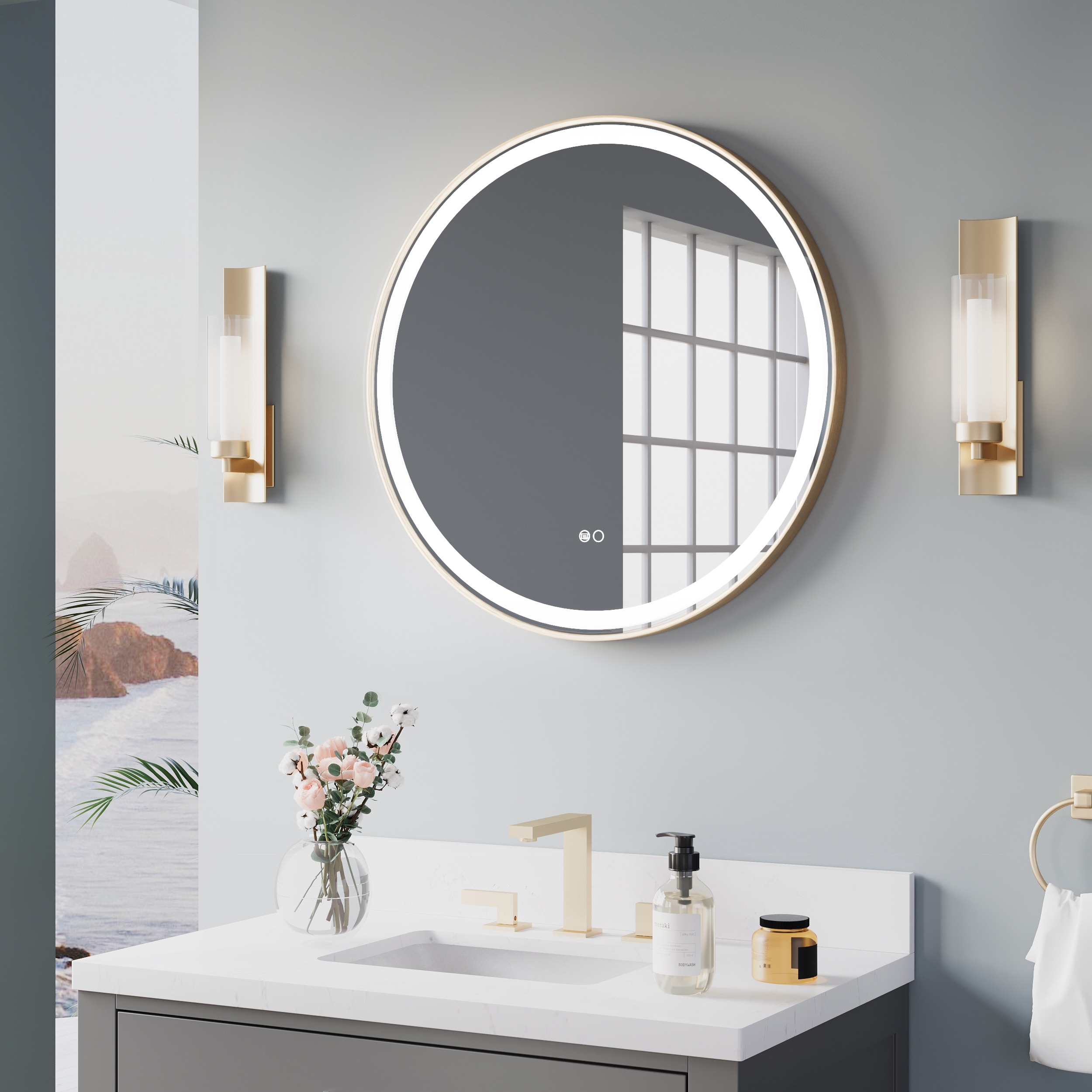 CALVON RC9-2828BG Framed-Bath-Mirrors - View #2