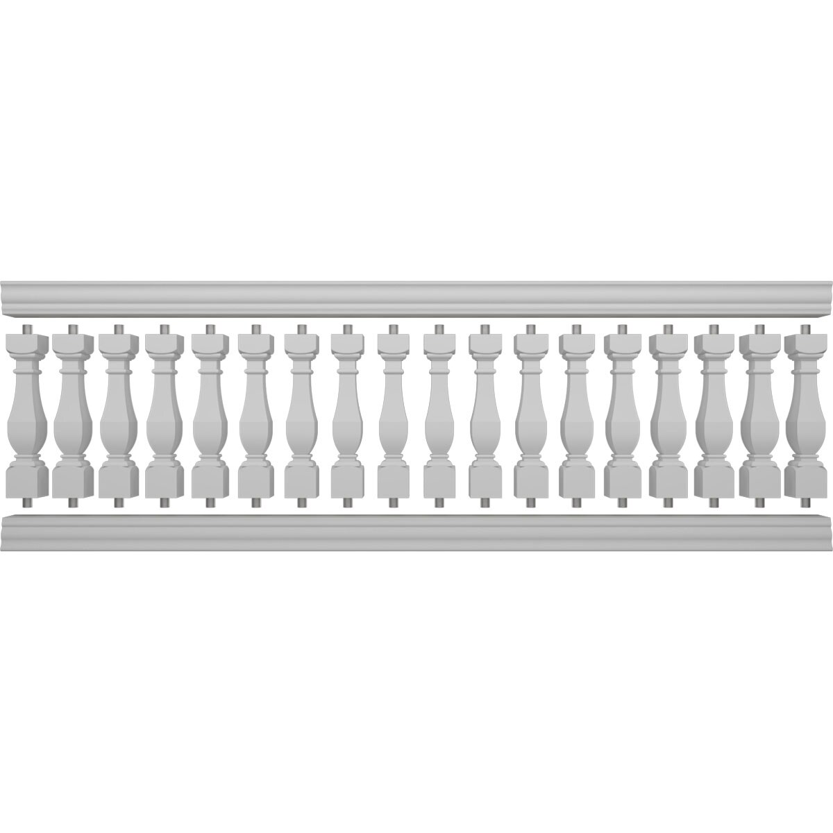 Ekena Millwork BALK40X132ACD railings - View #5
