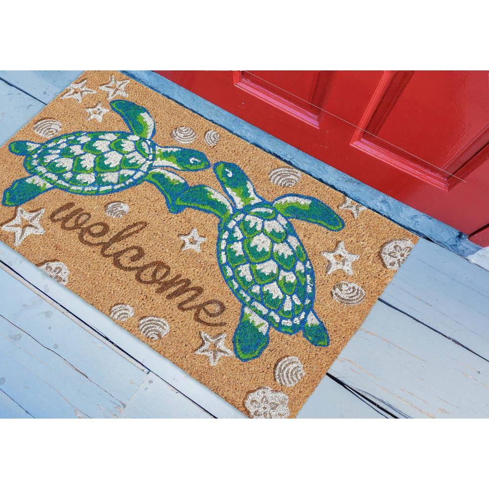 allen + roth 2-ft x 3-ft Black Rectangular Indoor or Outdoor Welcome Door  Mat in the Mats department at