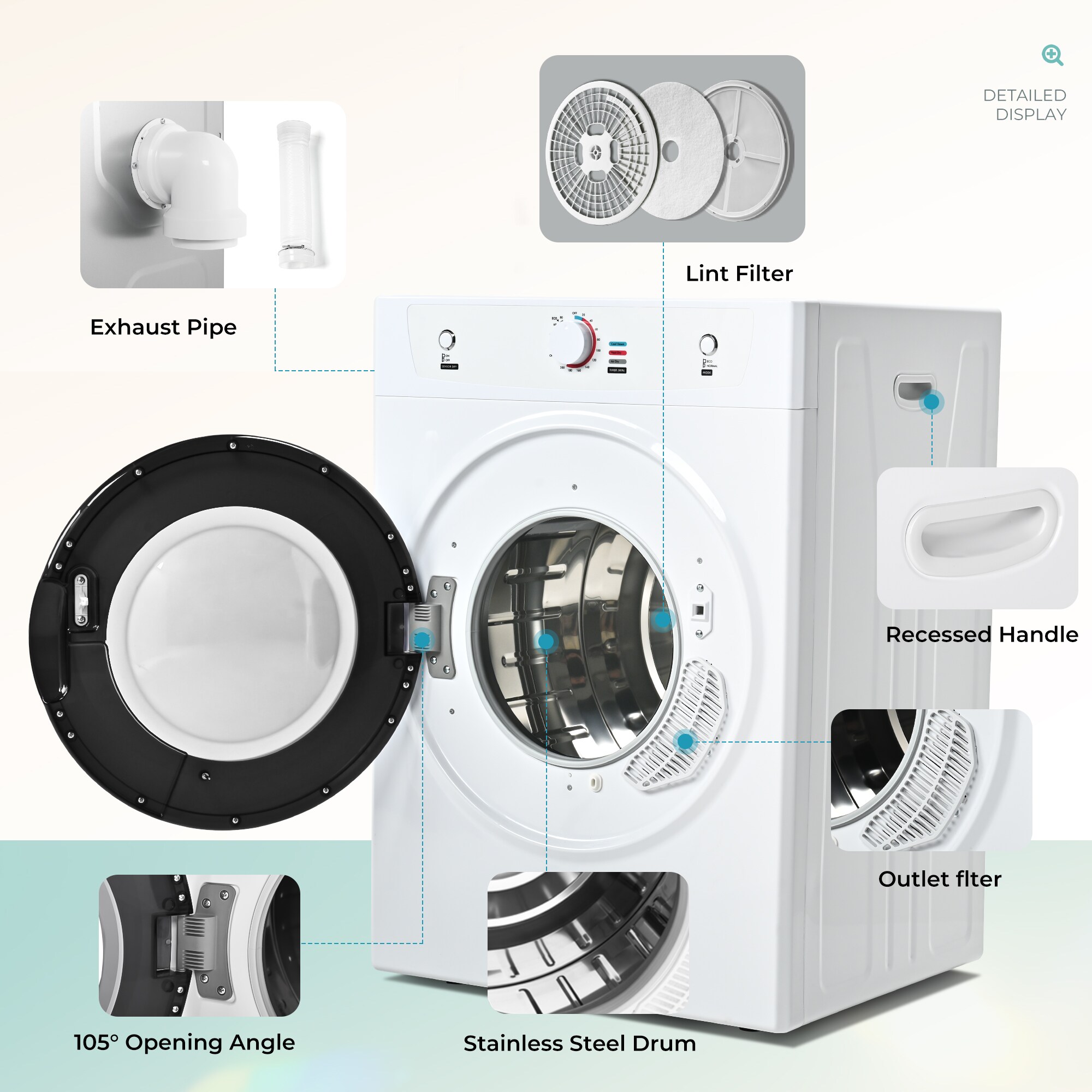SIMZLIFE CD-14-S-LWS Elec-Dry - View #4