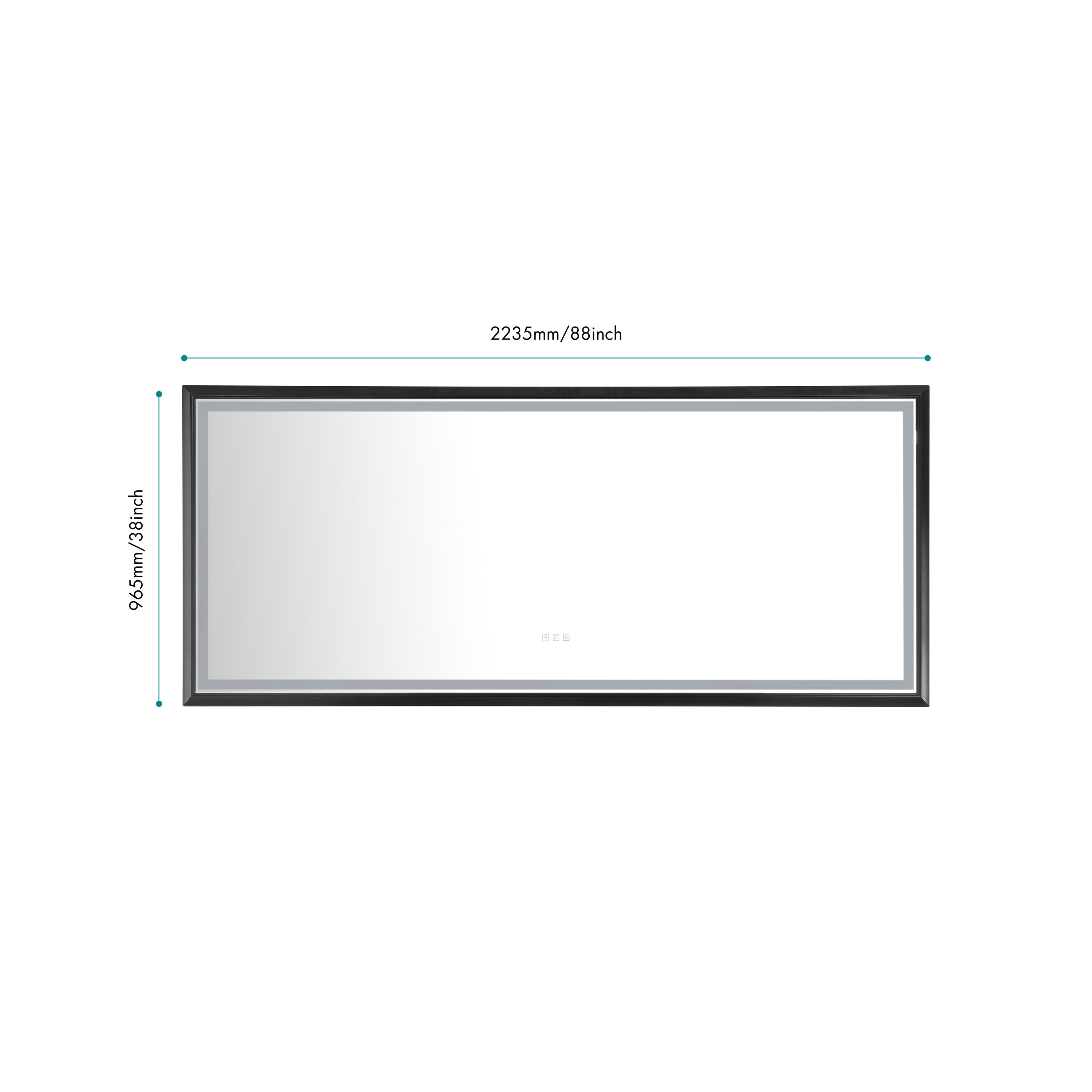 Vacolite KP-K988-MB-8 Framed-Bath-Mirrors - View #8