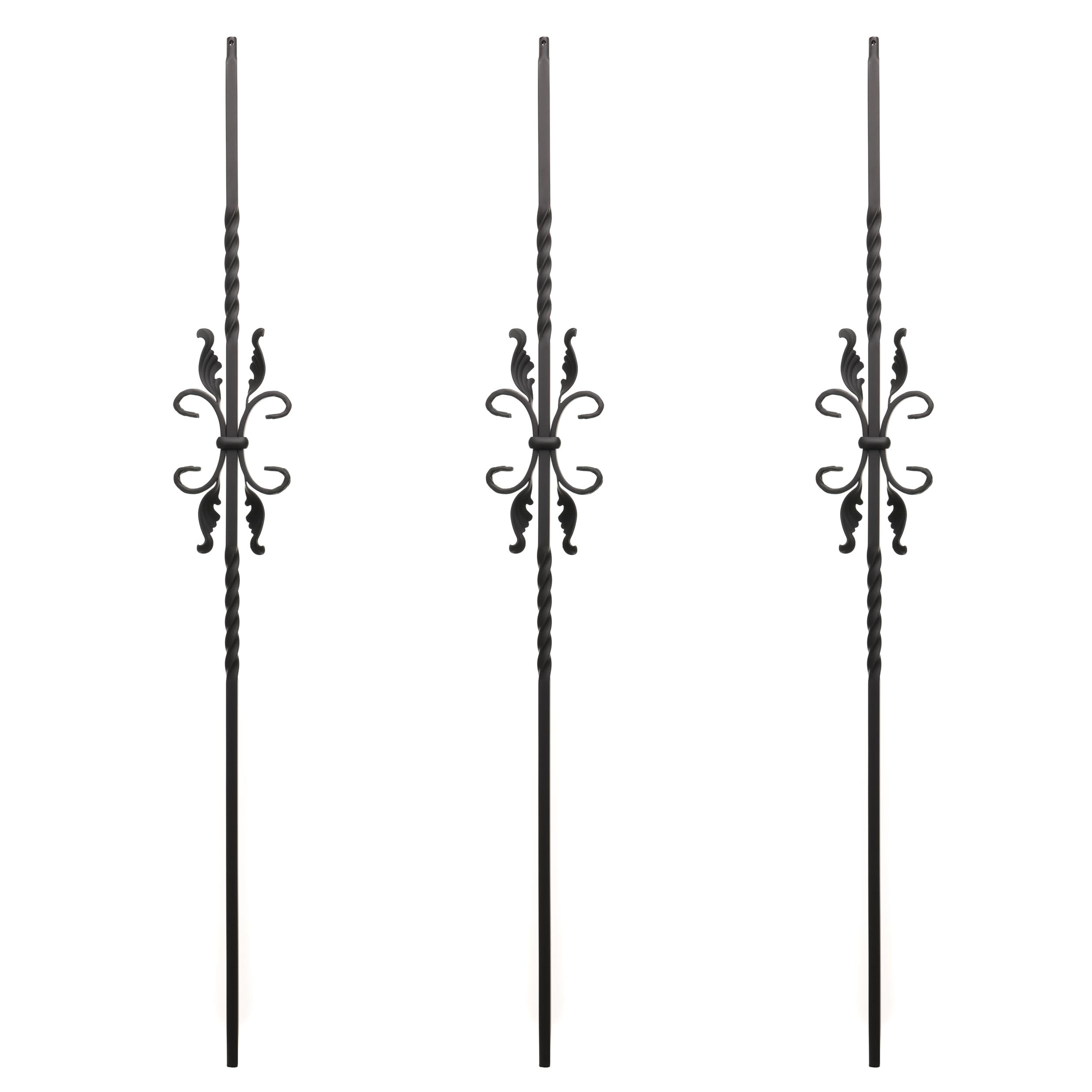 RELIABILT WGT55RC 43-in x 0.5-in Rubbed Copper Wrought Iron Scroll Stair Baluster (3-Pack)