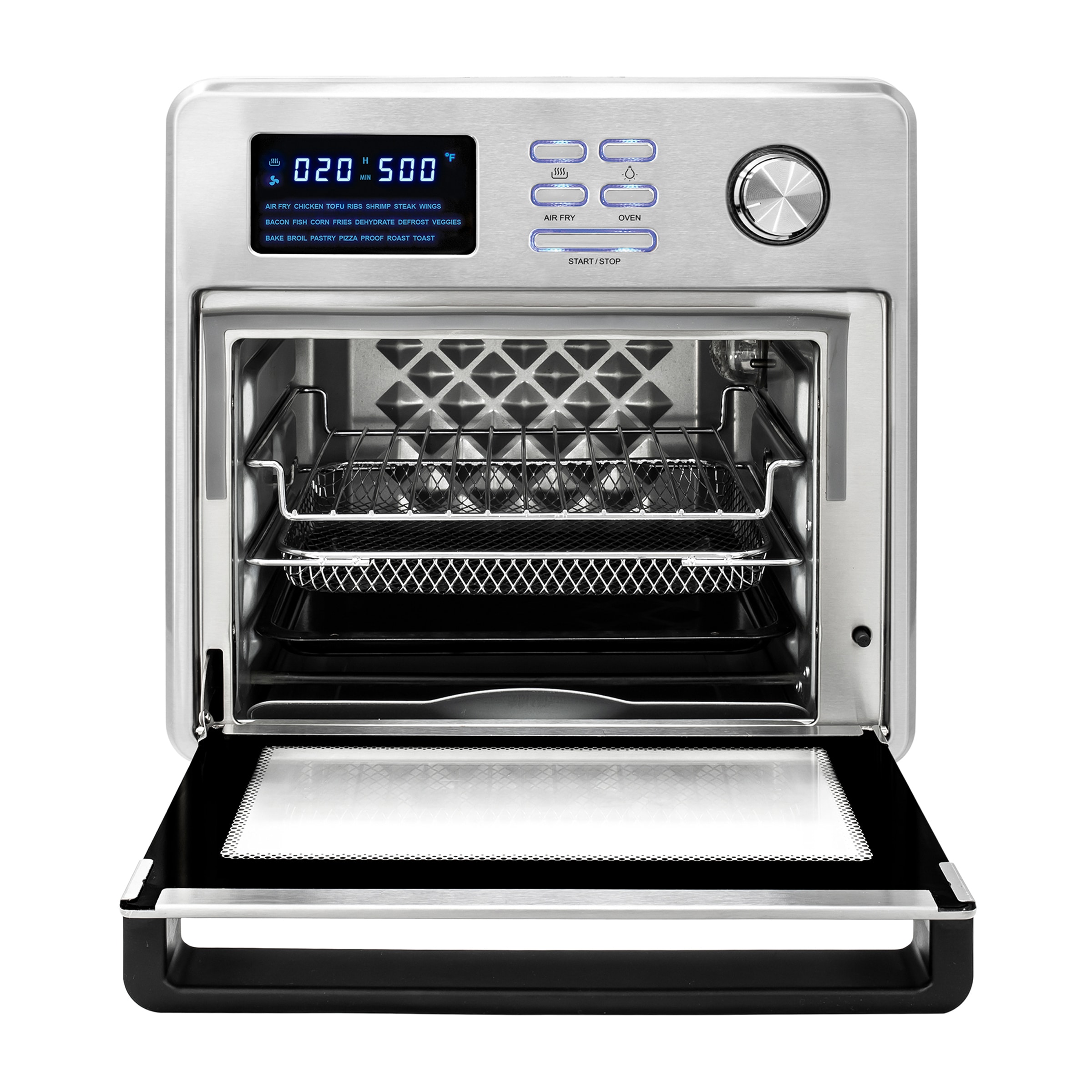 Kalorik Maxx 6-Slice Stainless Steel Toaster Oven with Rotisserie  (1600-Watt)