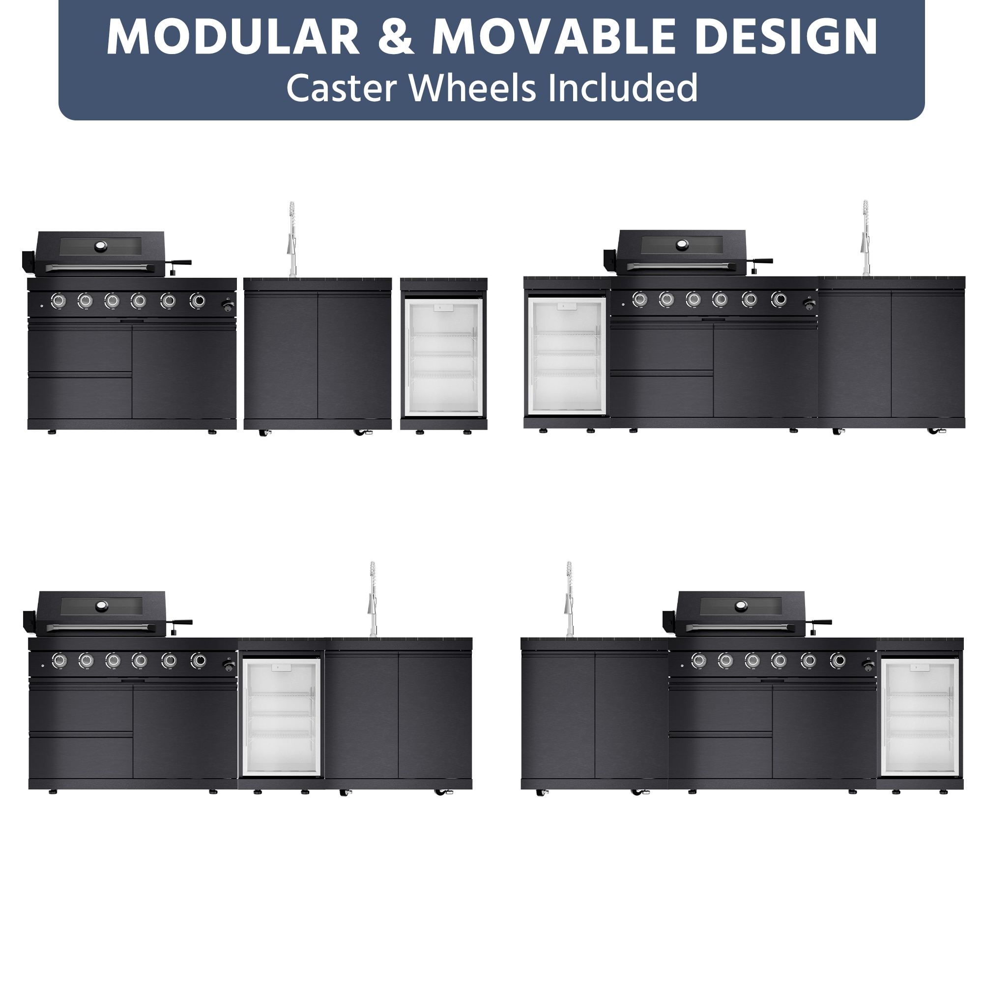 ES-DIY YC-W3119-4SL Modular-Outdoor-Kitchens - View #10