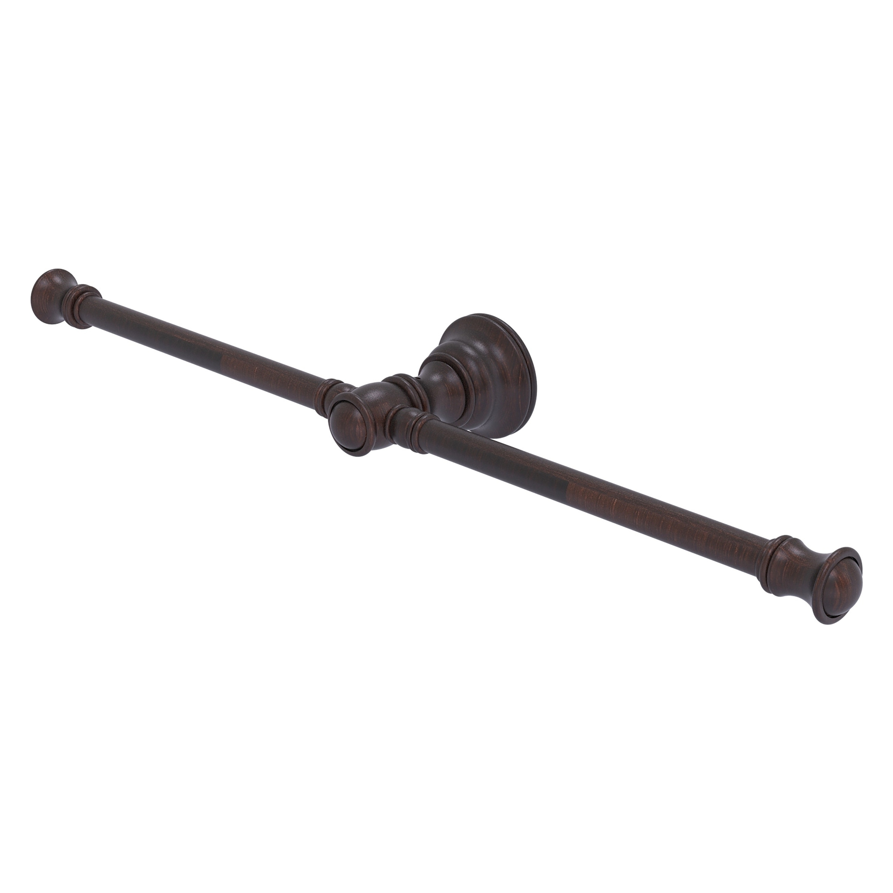 Allied Brass CL-HTB-2-VB Carolina 15-in double Venetian Bronze Wall mount Double Towel Bar