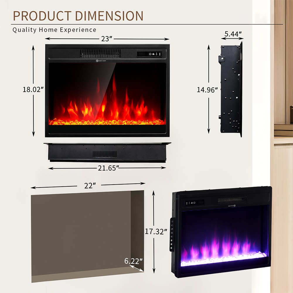 AOXUN H20021 Electric-Fireplaces - View #7