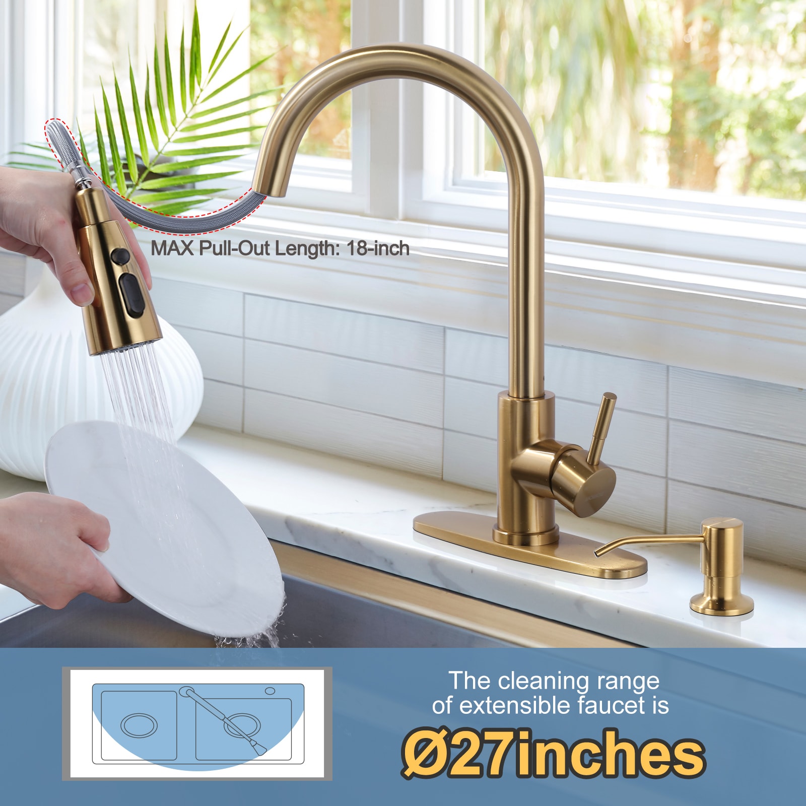 WOWOW 2310301G-S-LW Kitchen-Faucets - View #4