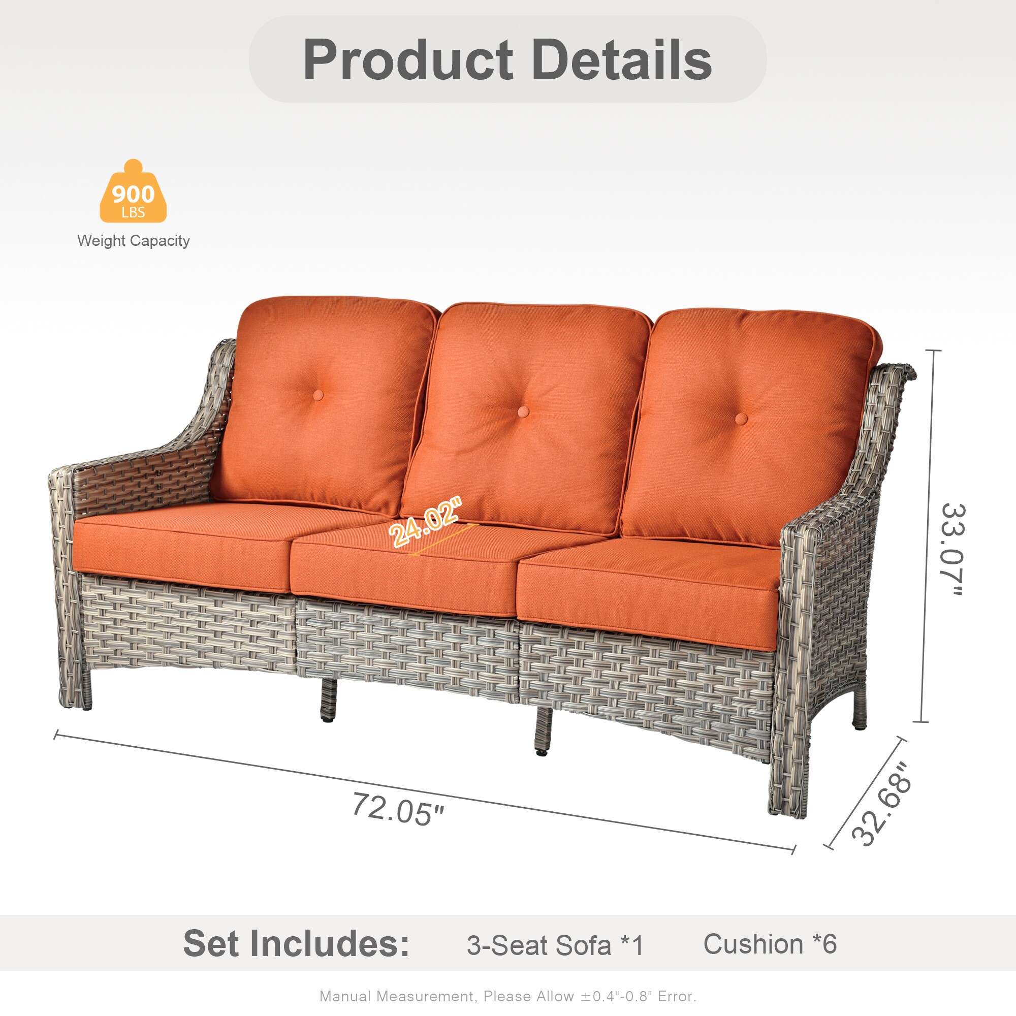 weaxty HMBPAD80C-1 Patio-Sofas-Daybeds - View #4