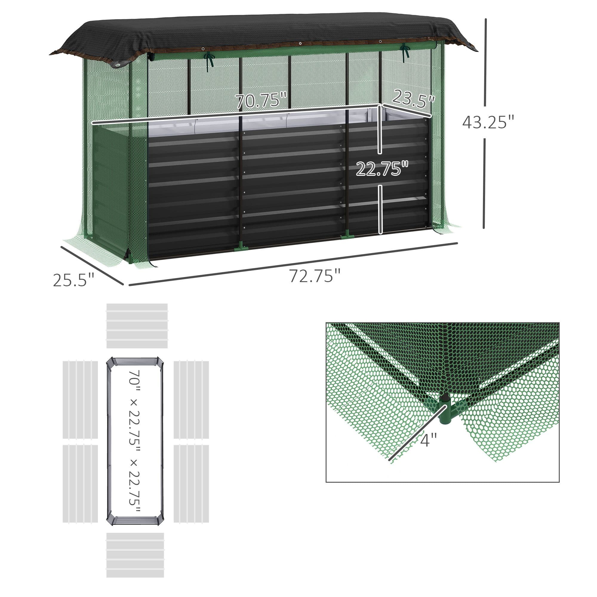 Angel Sar L2MJA401GH05 greenhouses - View #3