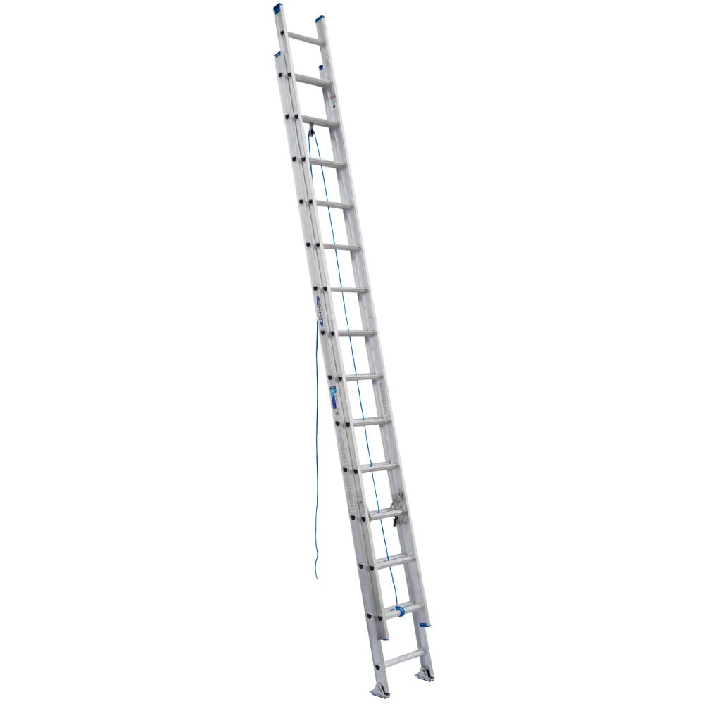 Werner D1300-2 28-ft Aluminum Type 1-250-lb Load Capacity Extension Ladder  in the Extension Ladders department at