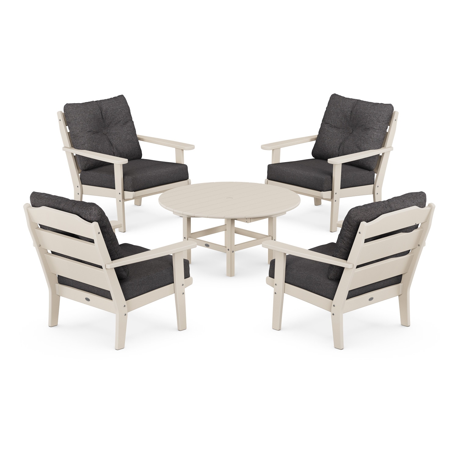 allen + roth by POLYWOOD PWS733-2-SA145986 Patio-Conversation-Sets - View #2