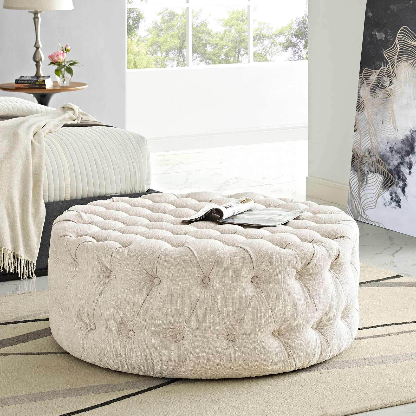 Modway EEI-2225-BEI Indoor-Ottomans - View #3